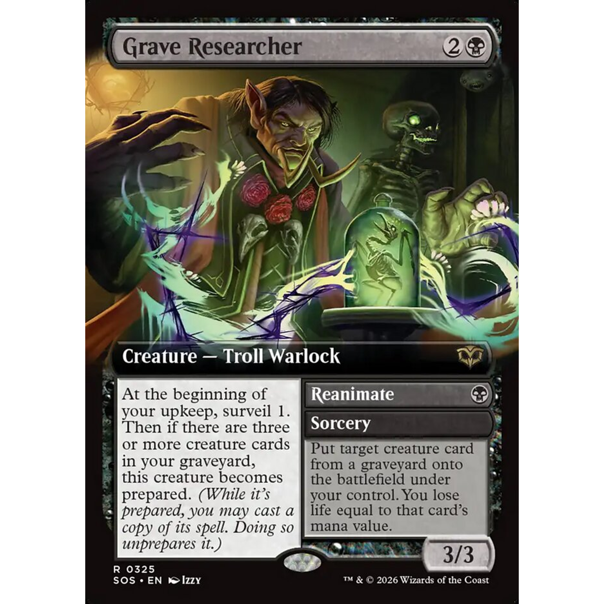Grave Researcher // Reanimate (SOS 325) — Moore Collectables UK