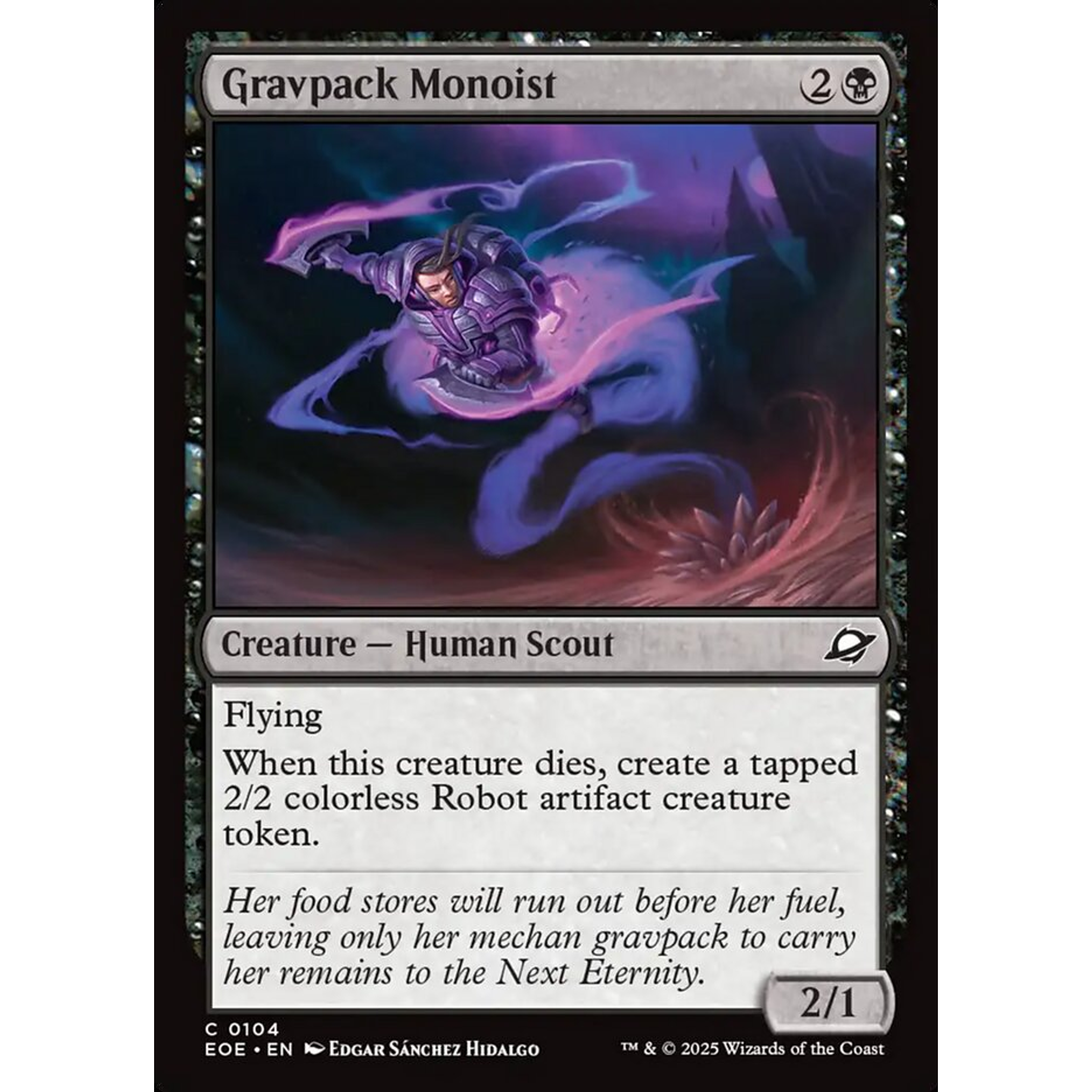Gravpack Monoist (EOE 104) — Moore Collectables UK