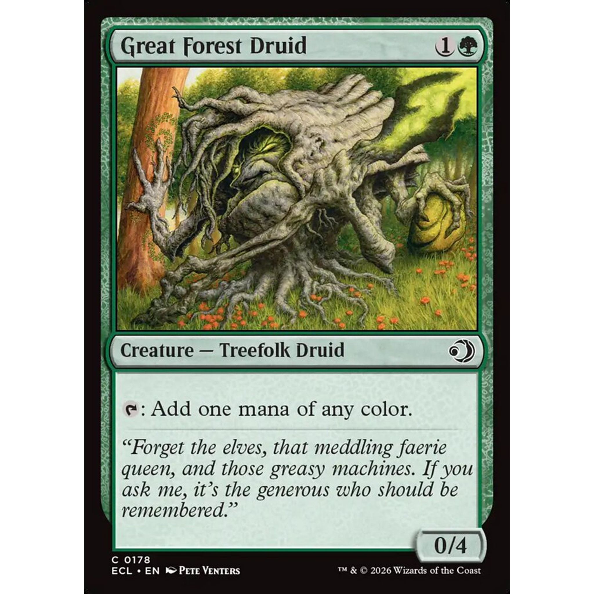 Great Forest Druid (ECL 178) — Moore Collectables UK