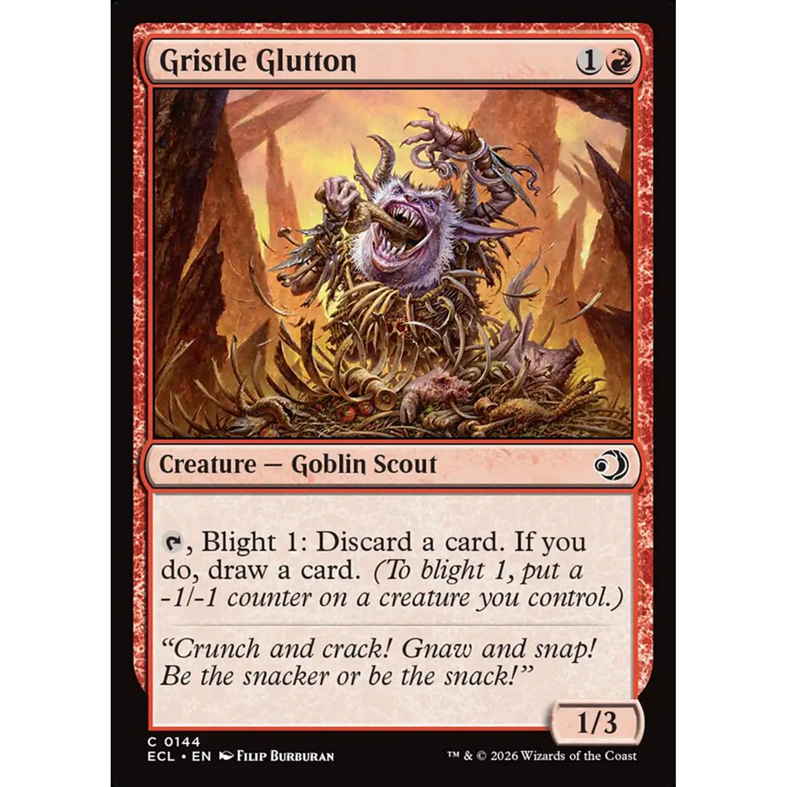 Gristle Glutton (ECL 144) — Moore Collectables UK