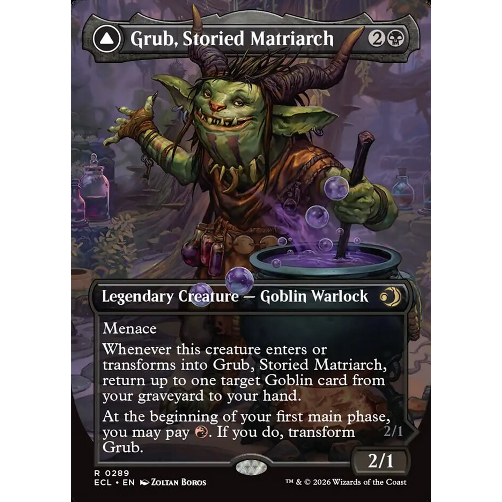 Grub, Storied Matriarch // Grub, Notorious Auntie (ECL 289) — Moore Collectables UK