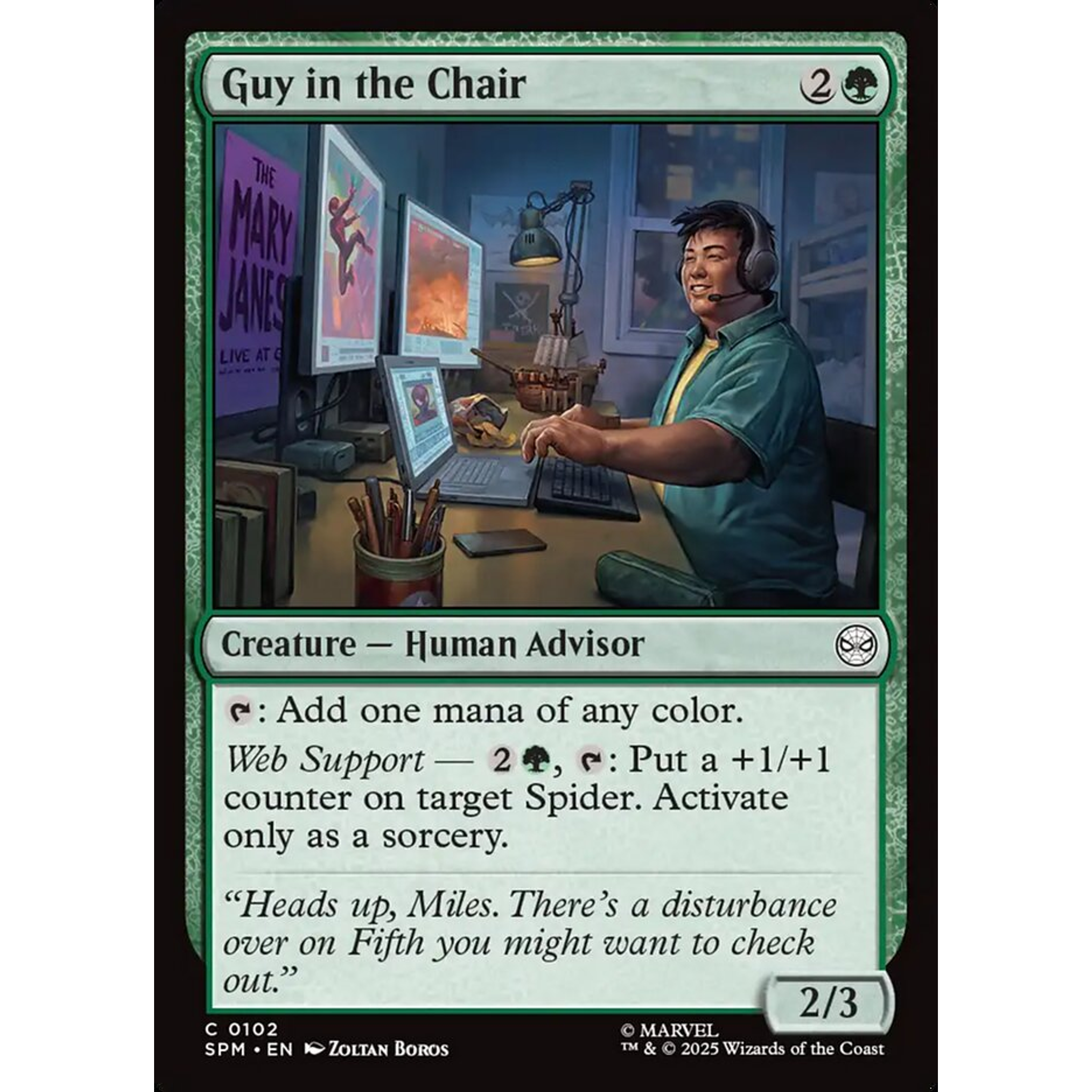 Guy in the Chair (SPM 102) — Moore Collectables UK