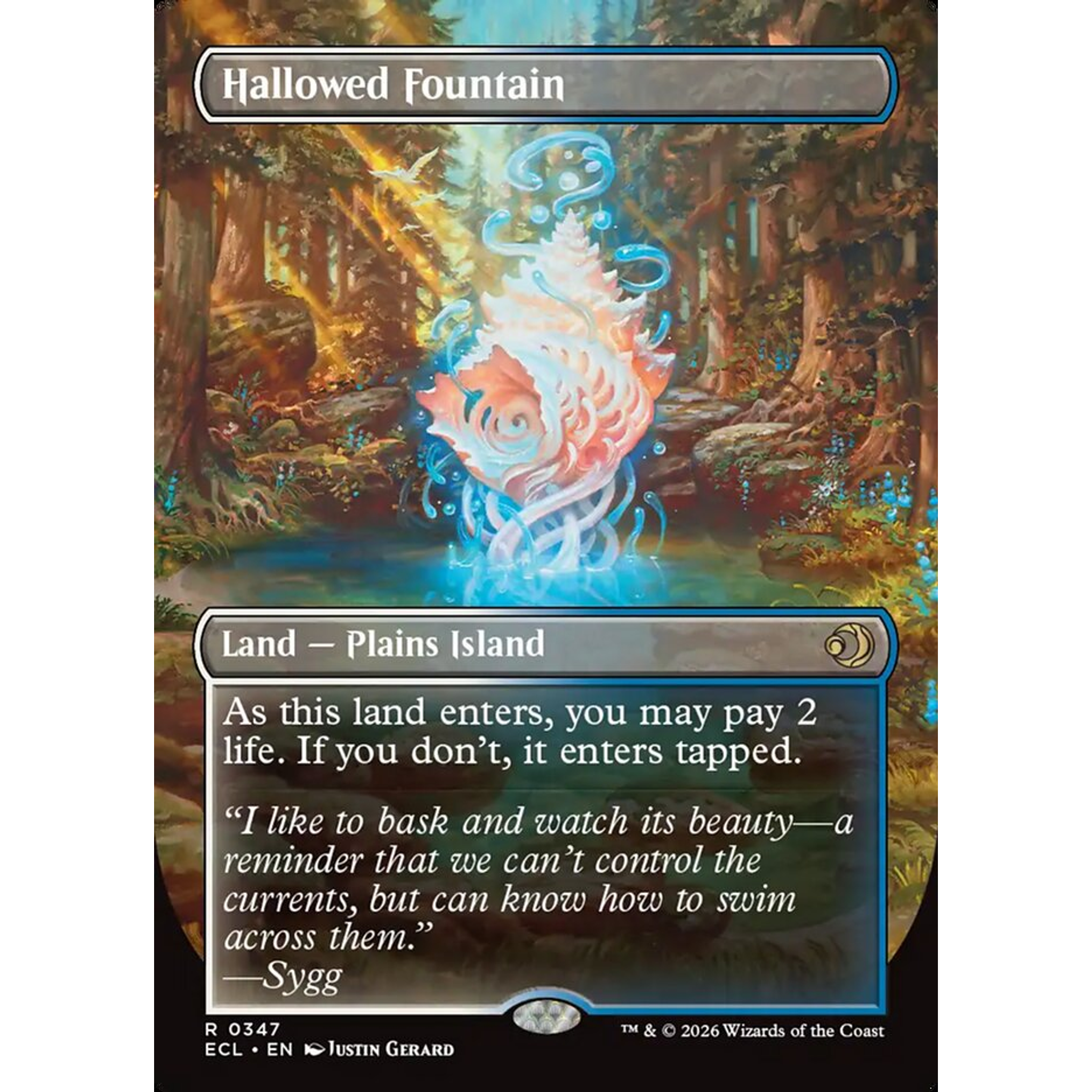 Hallowed Fountain // Hallowed Fountain (ECL 347) — Moore Collectables UK