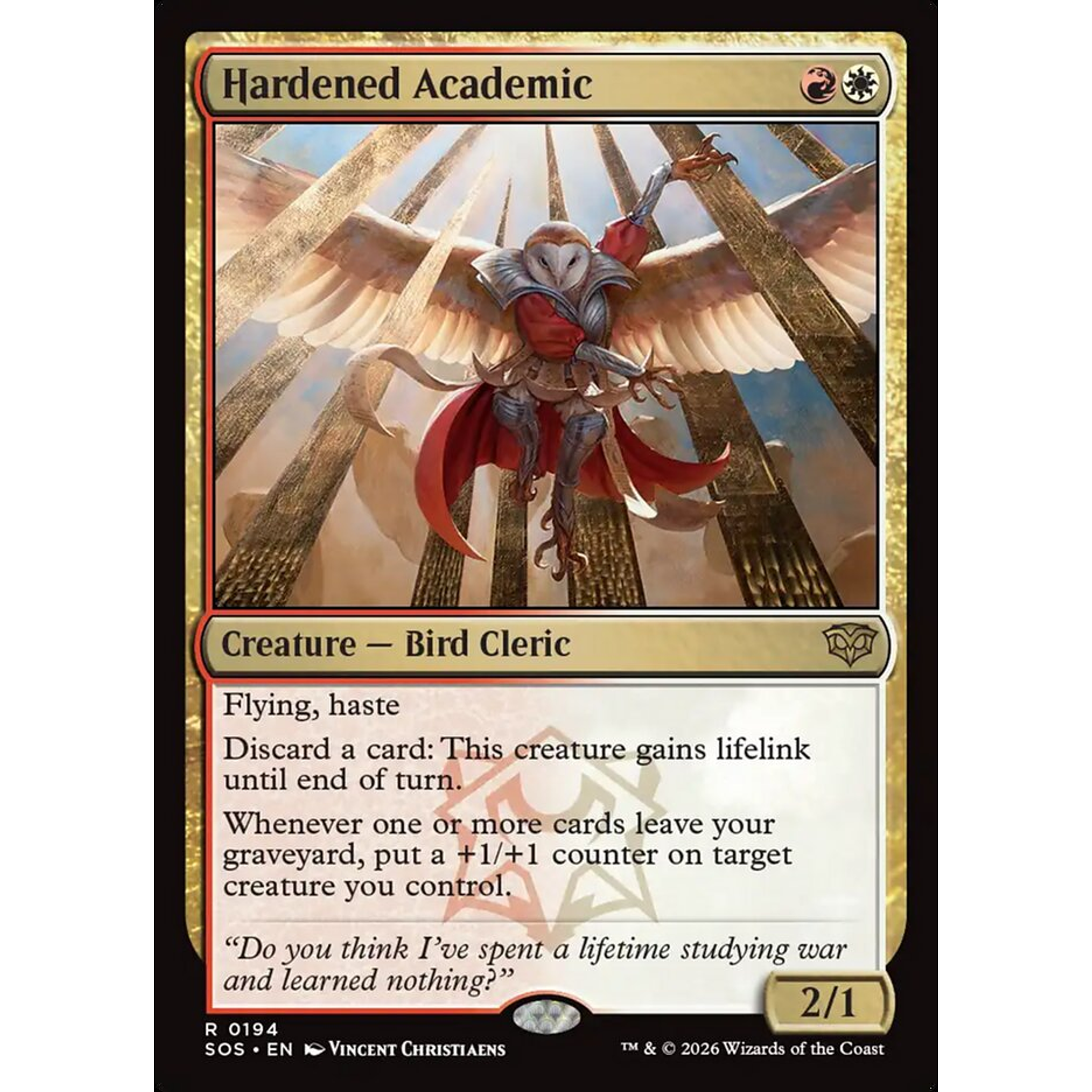 Hardened Academic (SOS 194) — Moore Collectables UK