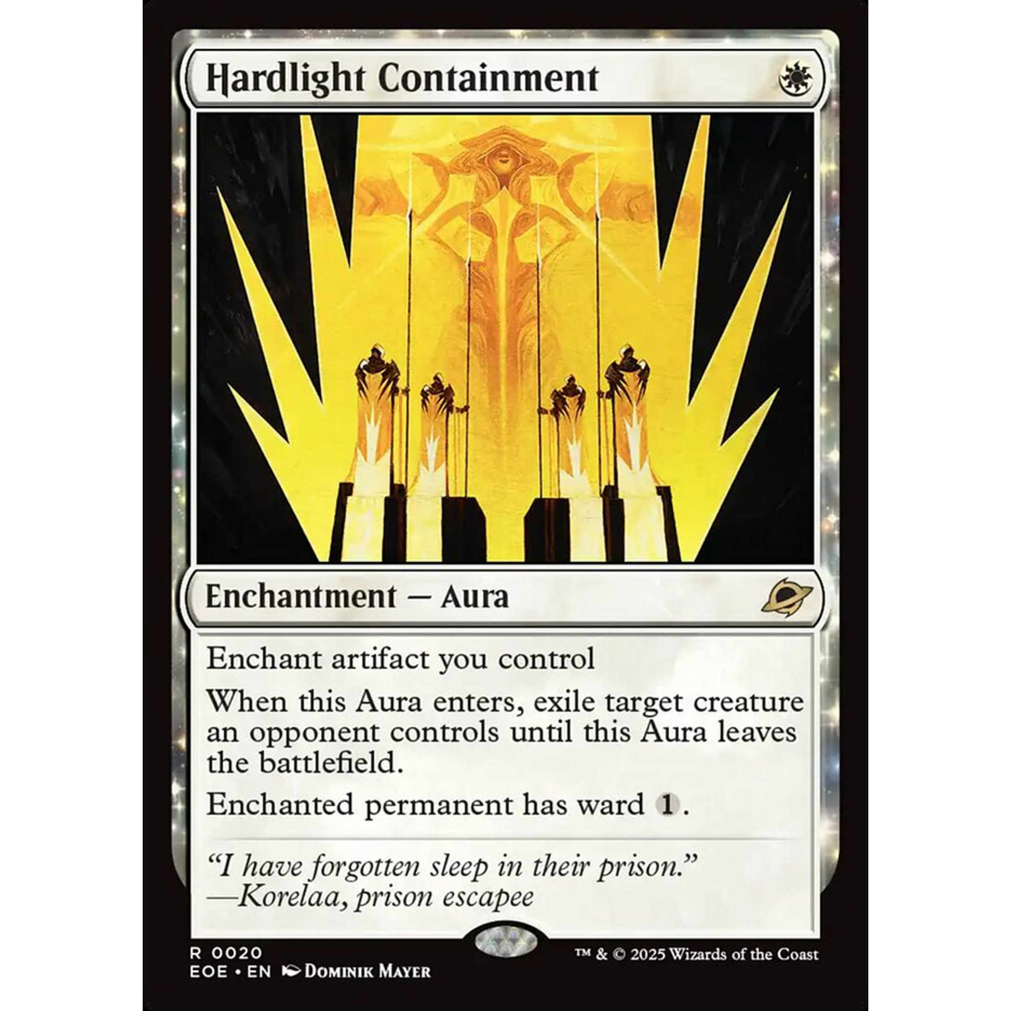 Hardlight Containment (EOE 20) — Moore Collectables UK