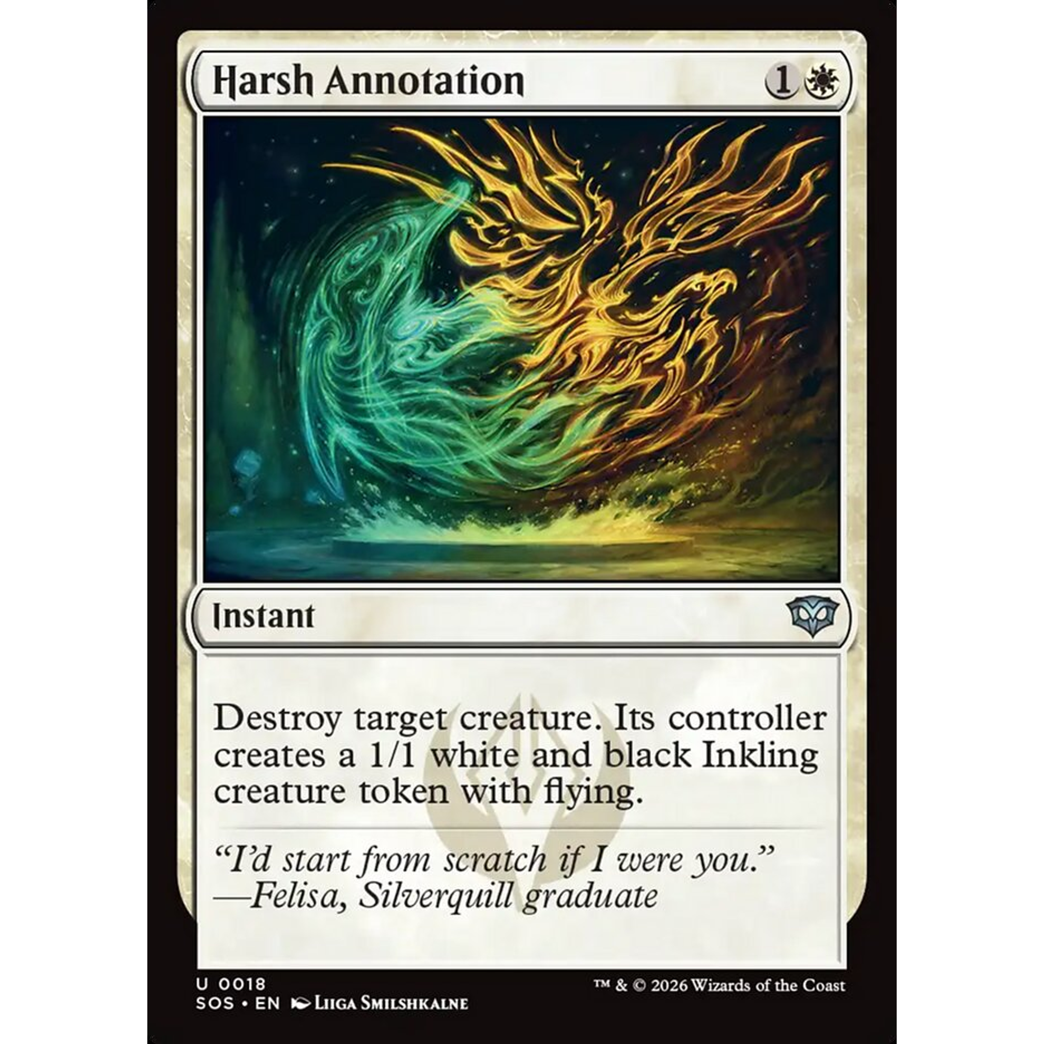 Harsh Annotation (SOS 18) — Moore Collectables UK