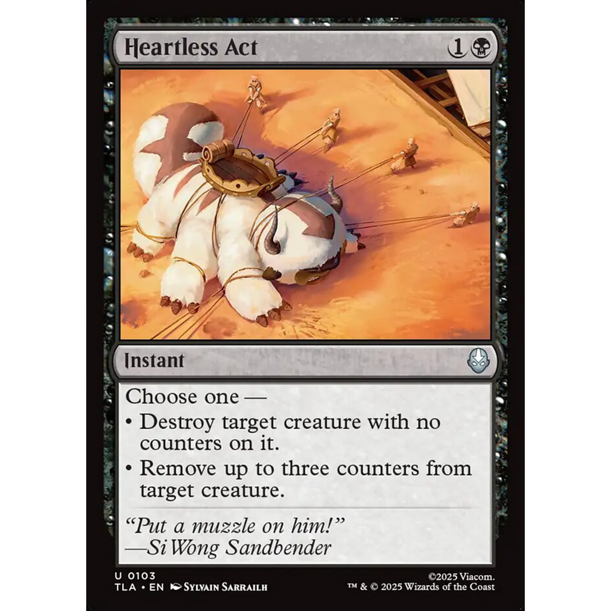 Heartless Act (TLA 103) — Moore Collectables UK