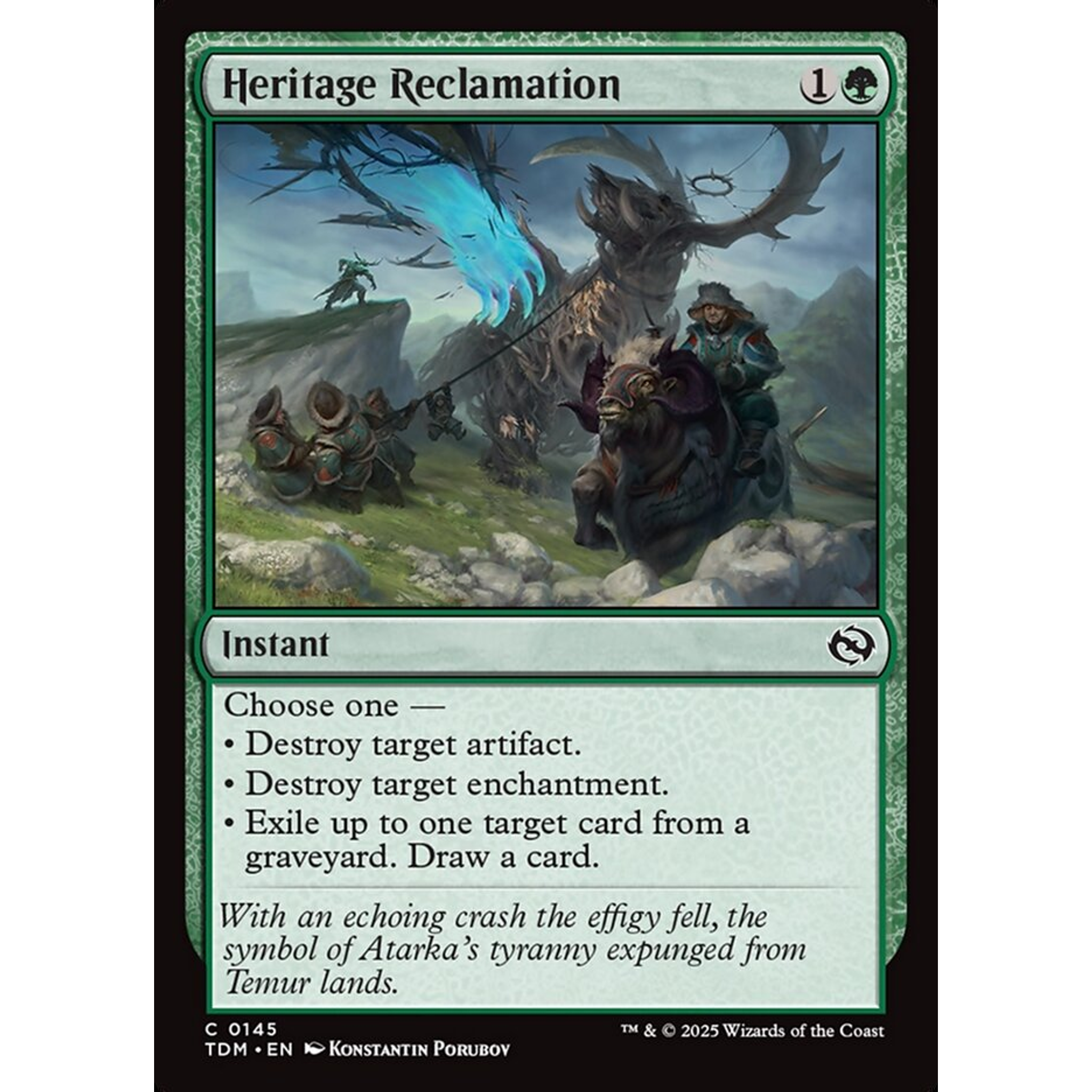 Heritage Reclamation (TDM 145) — Moore Collectables UK