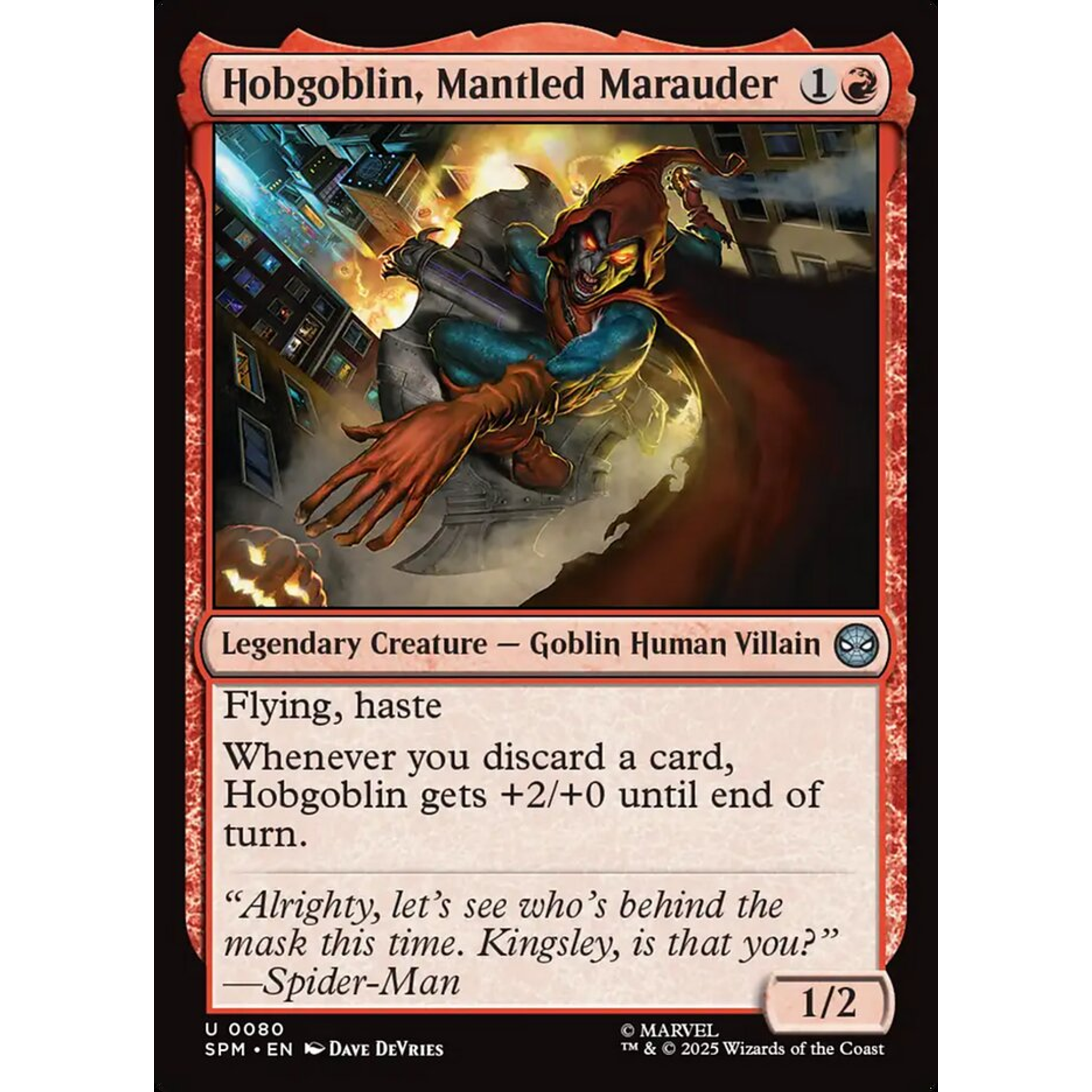 Hobgoblin, Mantled Marauder (SPM 80) — Moore Collectables UK
