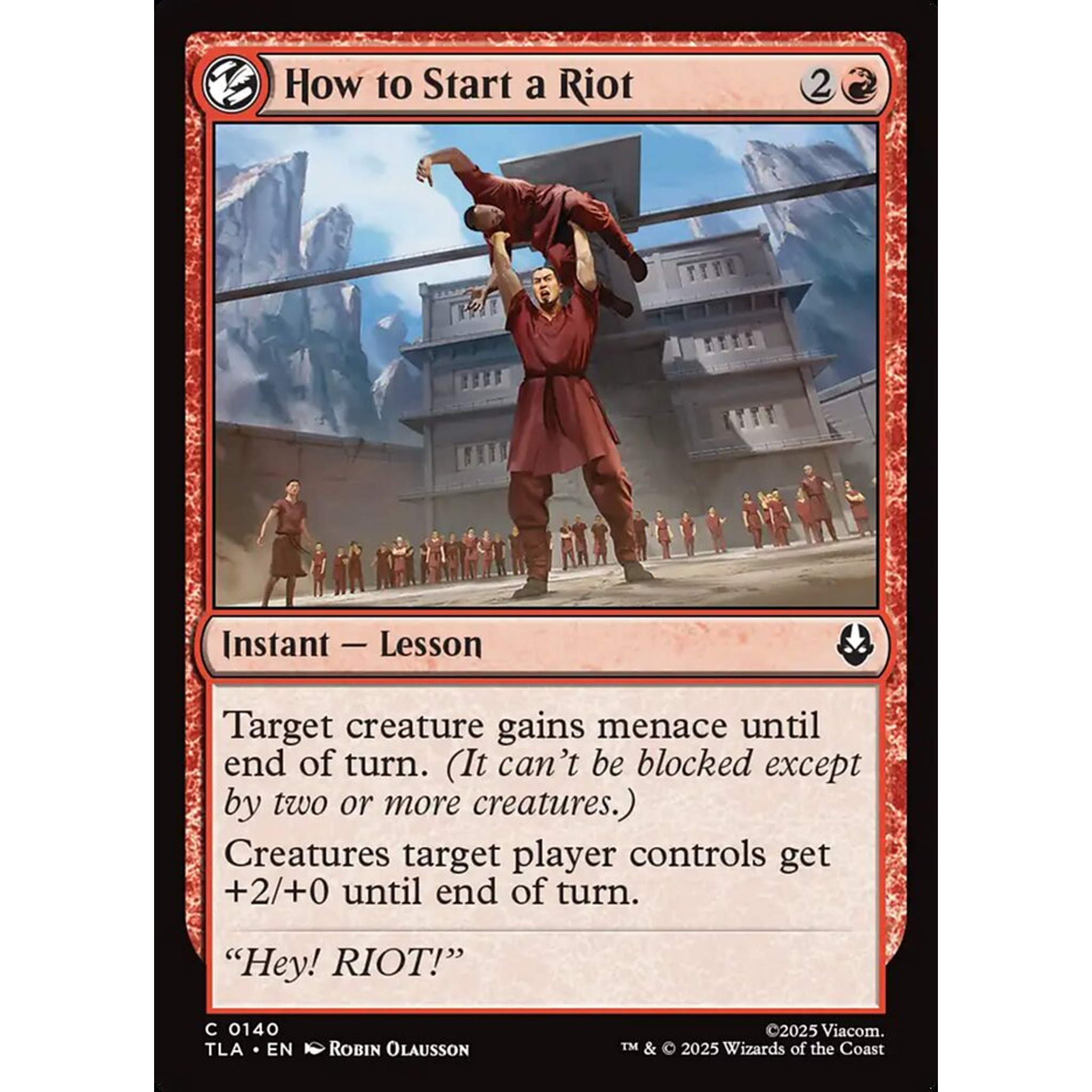 How to Start a Riot (TLA 140) — Moore Collectables UK