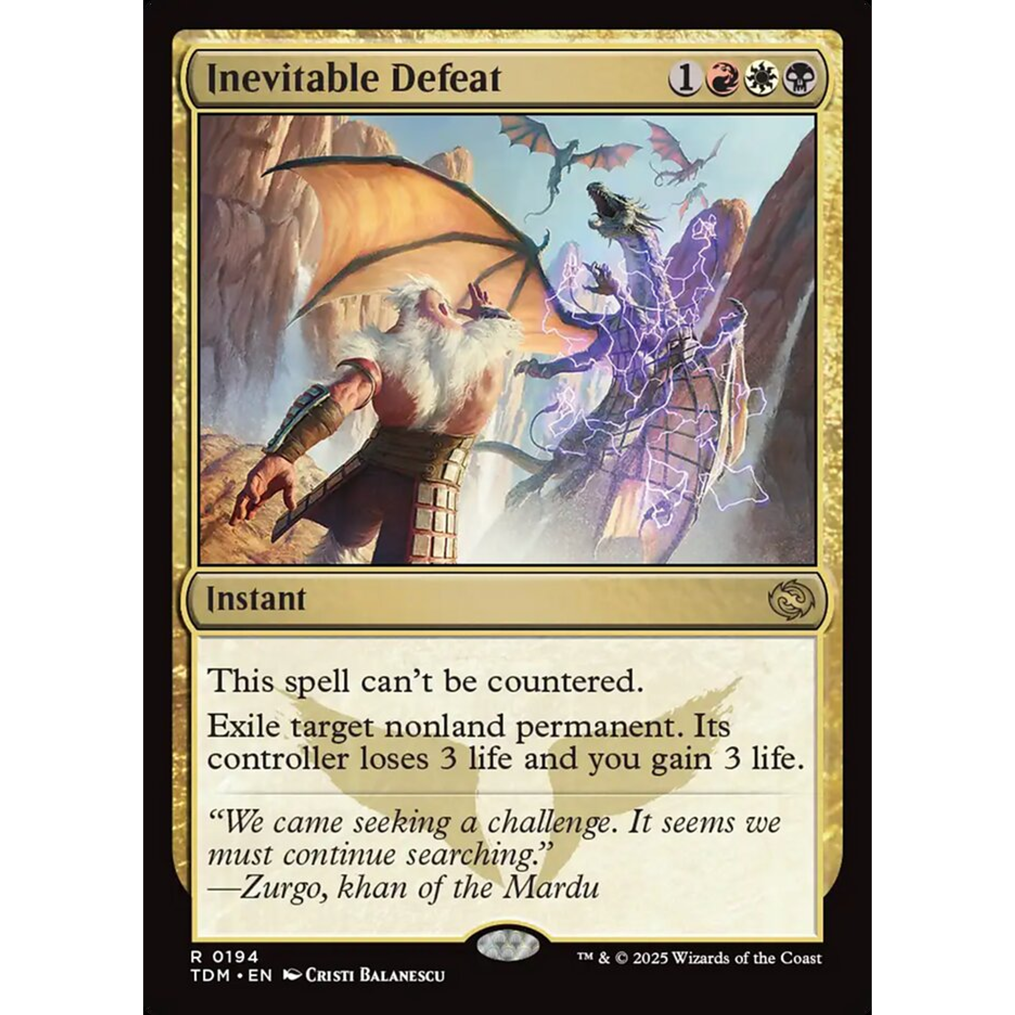 Inevitable Defeat (TDM 194) — Moore Collectables UK