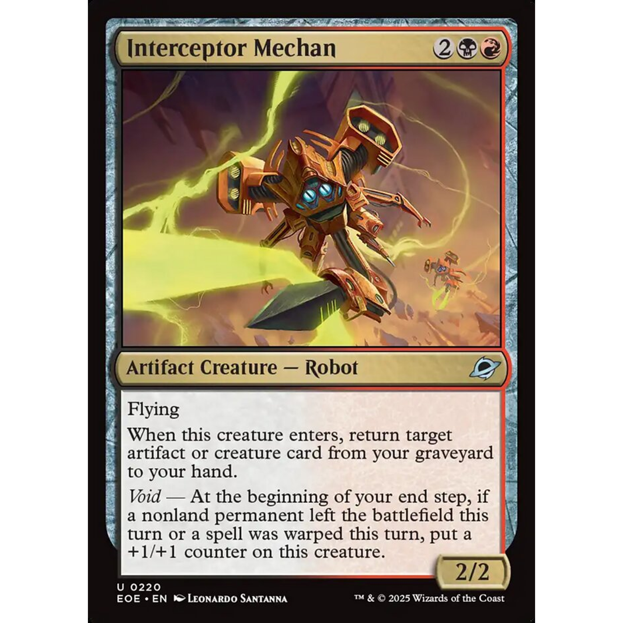 Interceptor Mechan (EOE 220) — Moore Collectables UK