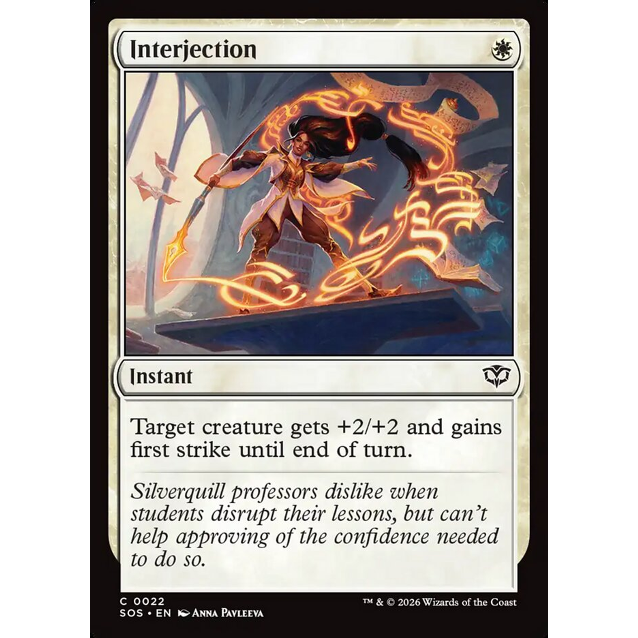 Interjection (SOS 22) — Moore Collectables UK