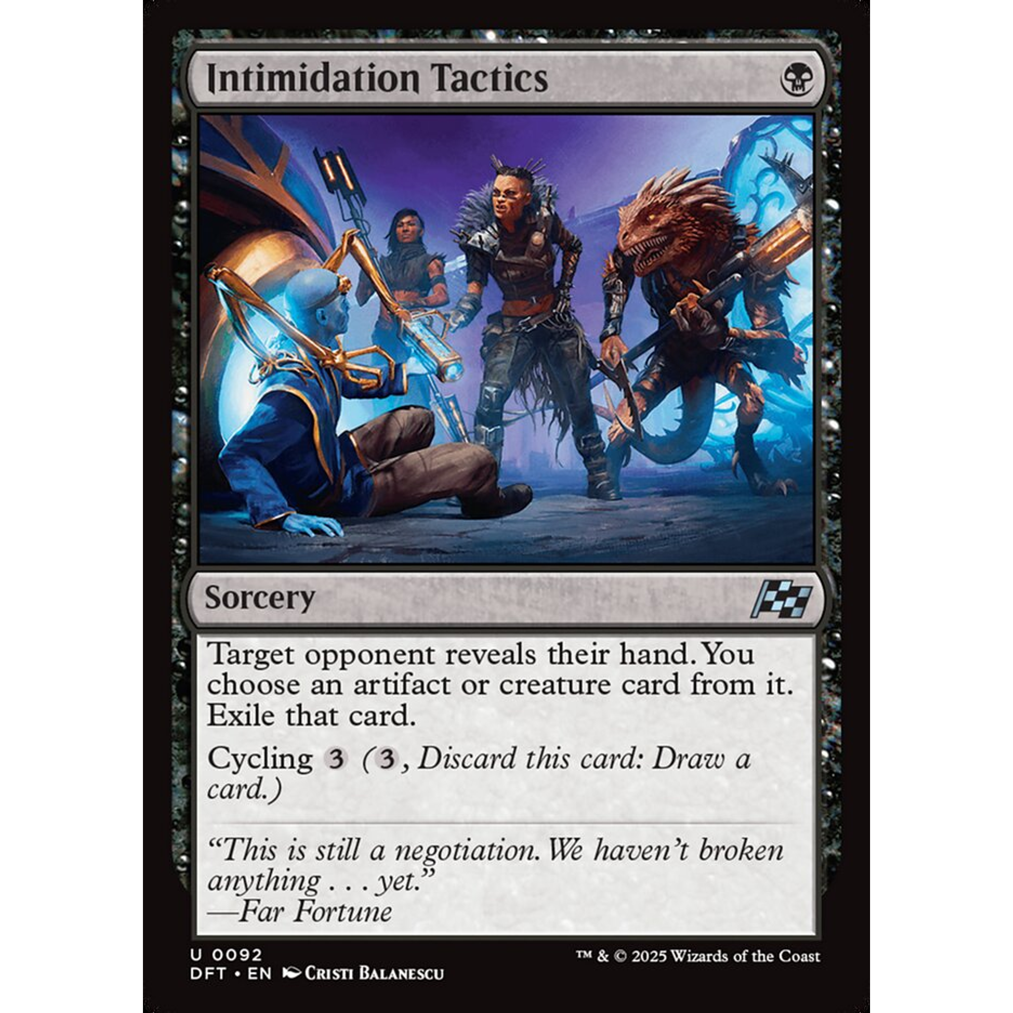 Intimidation Tactics (DFT 92) — Moore Collectables UK