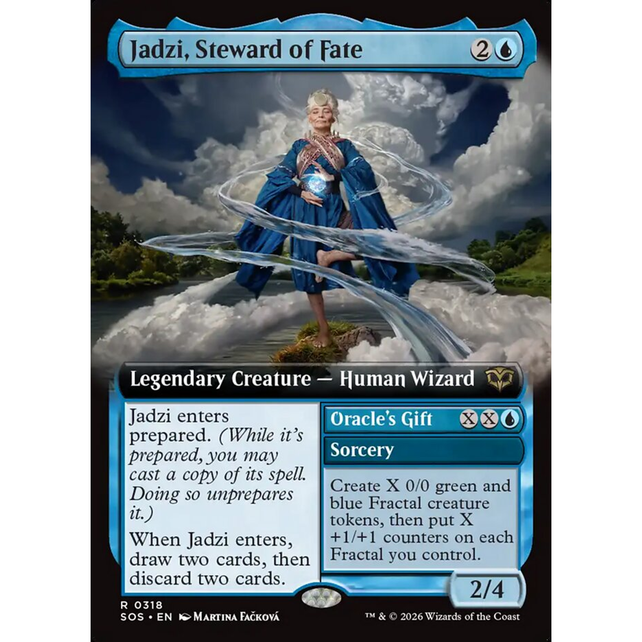Jadzi, Steward of Fate // Oracle's Gift (SOS 318) — Moore Collectables UK