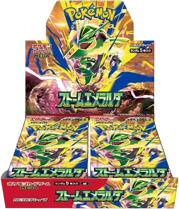 Pokemon Storm Emeralda M6 Japanese Booster Box