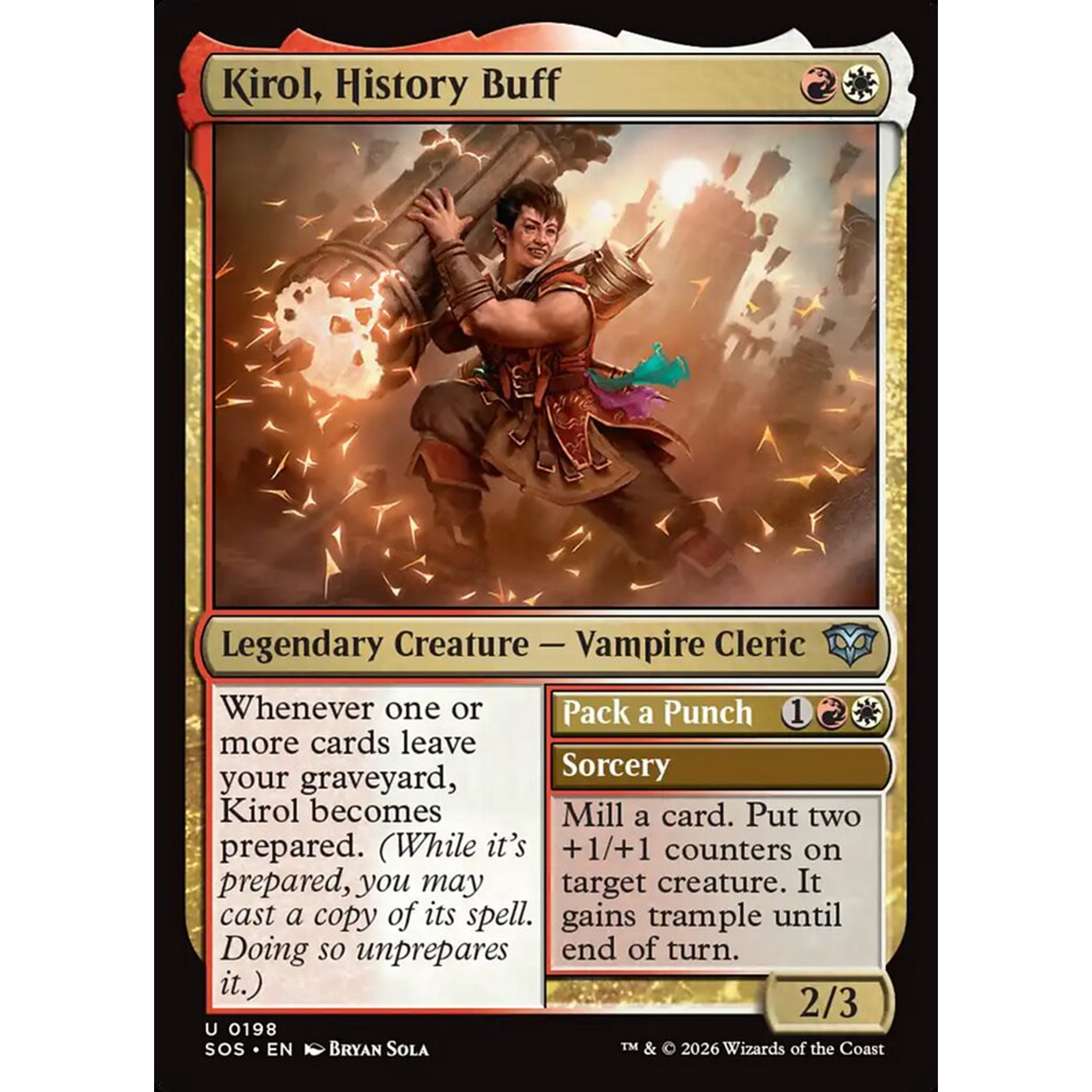Kirol, History Buff // Pack a Punch (SOS 198) — Moore Collectables UK