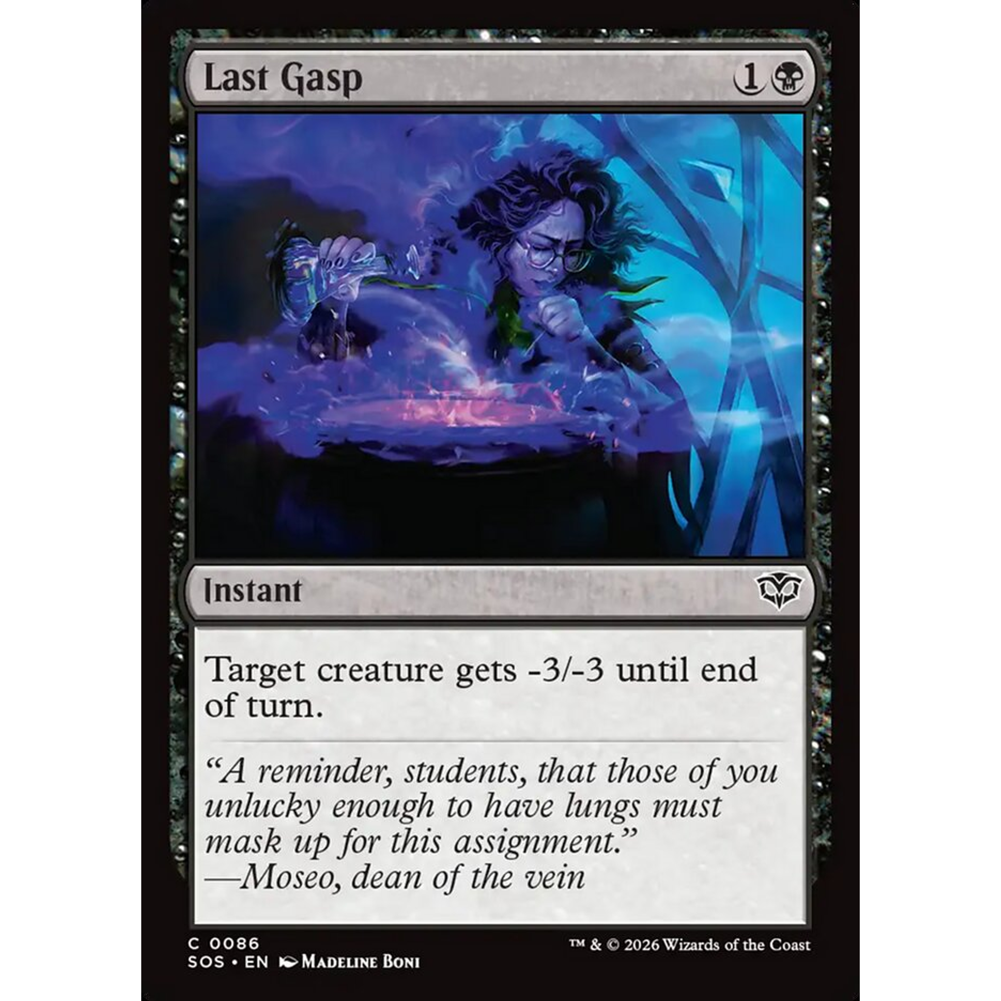 Last Gasp (SOS 86) — Moore Collectables UK