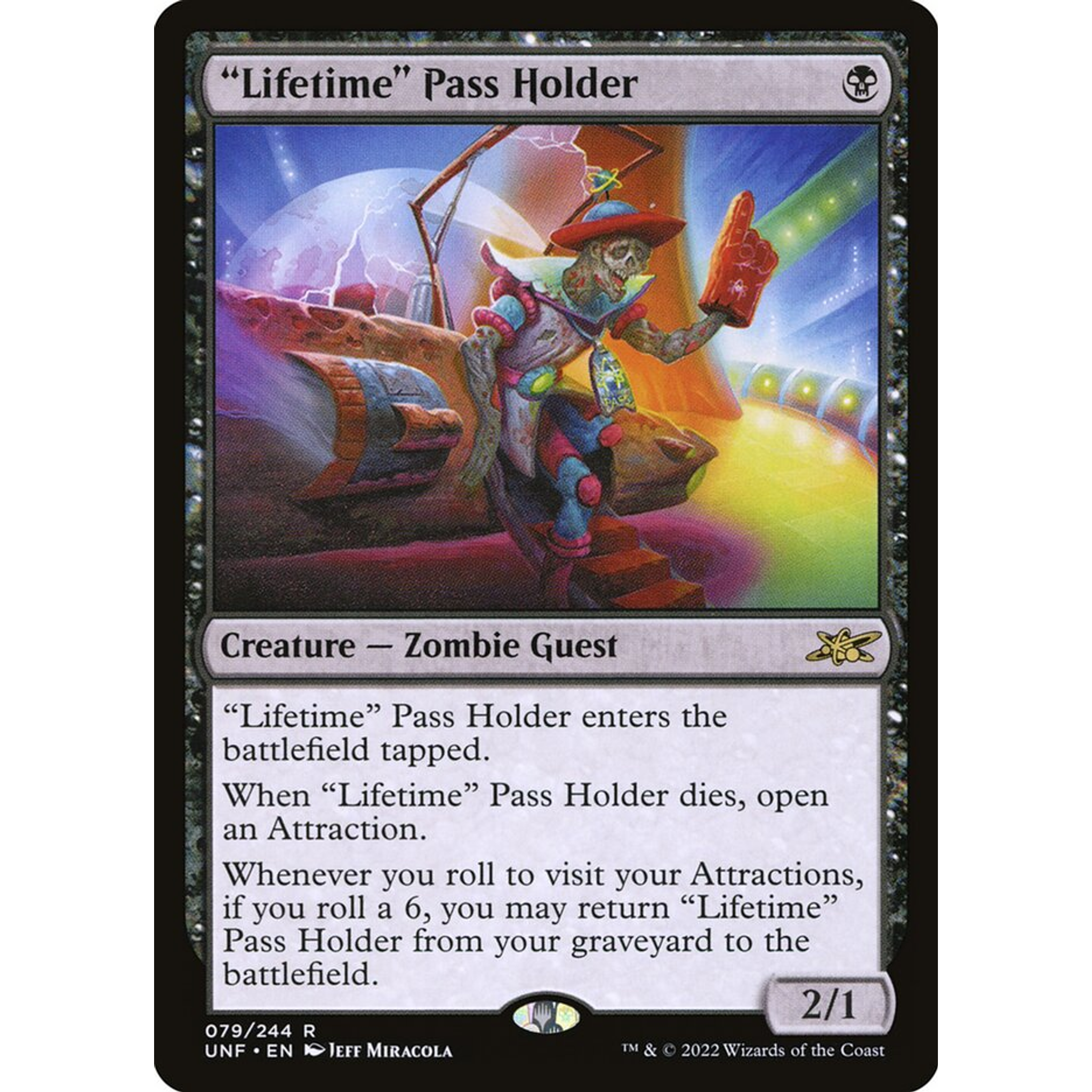 "Lifetime" Pass Holder (UNF 79) — Moore Collectables UK