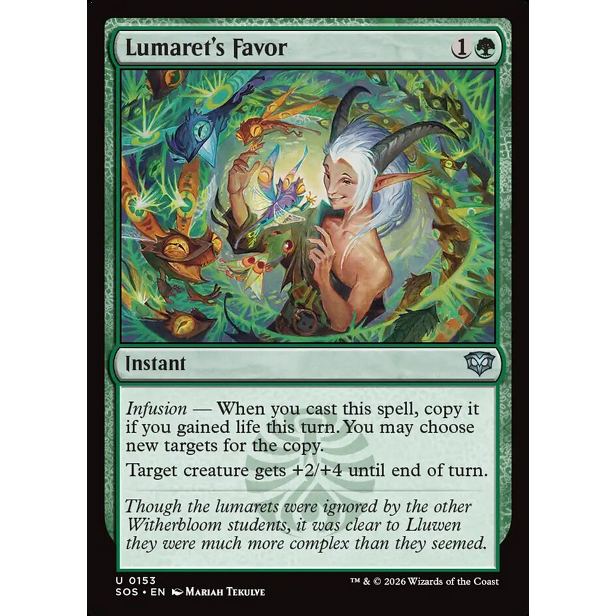Lumaret's Favor (SOS 153) — Moore Collectables UK