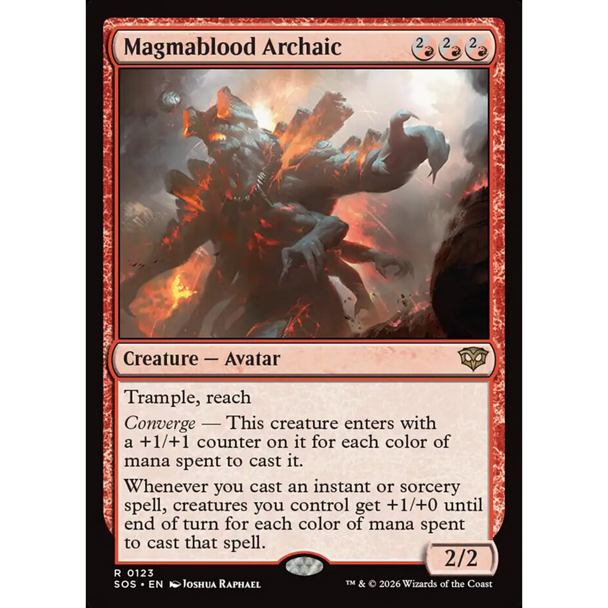Magmablood Archaic (SOS 123) — Moore Collectables UK