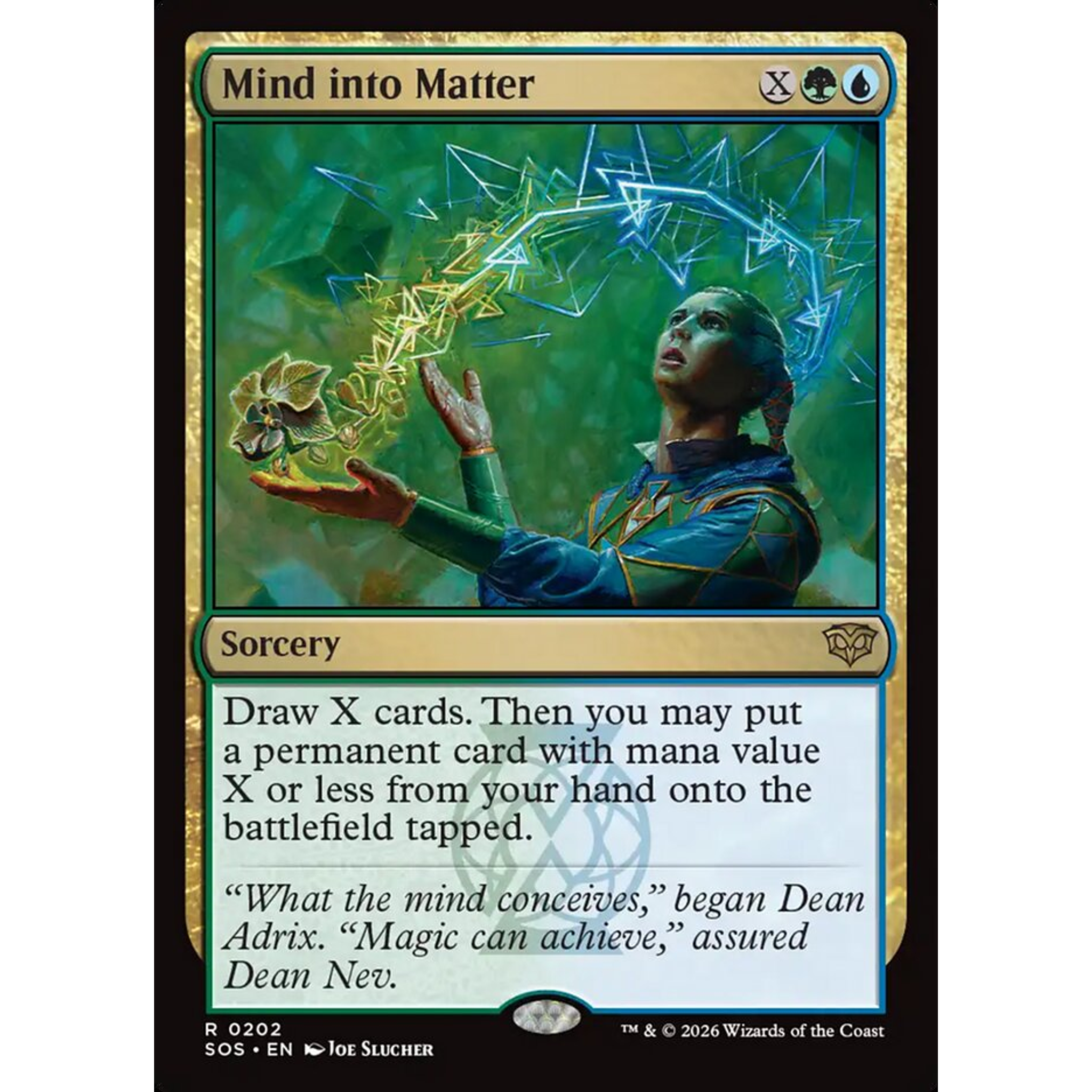 Mind into Matter (SOS 202) — Moore Collectables UK