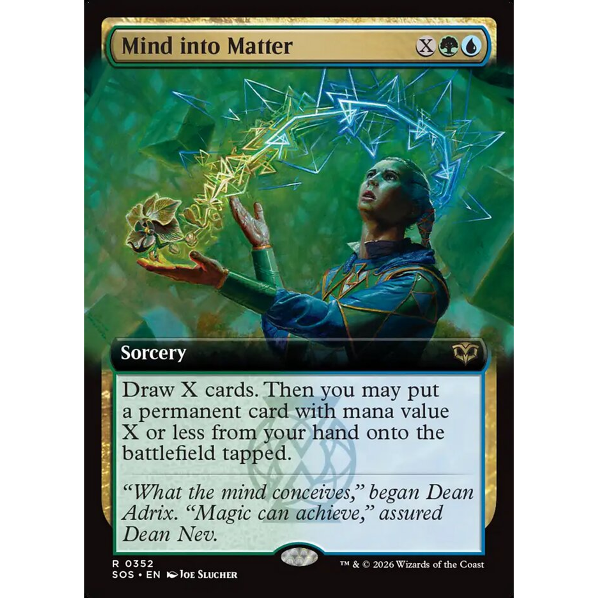 Mind into Matter (SOS 352) — Moore Collectables UK