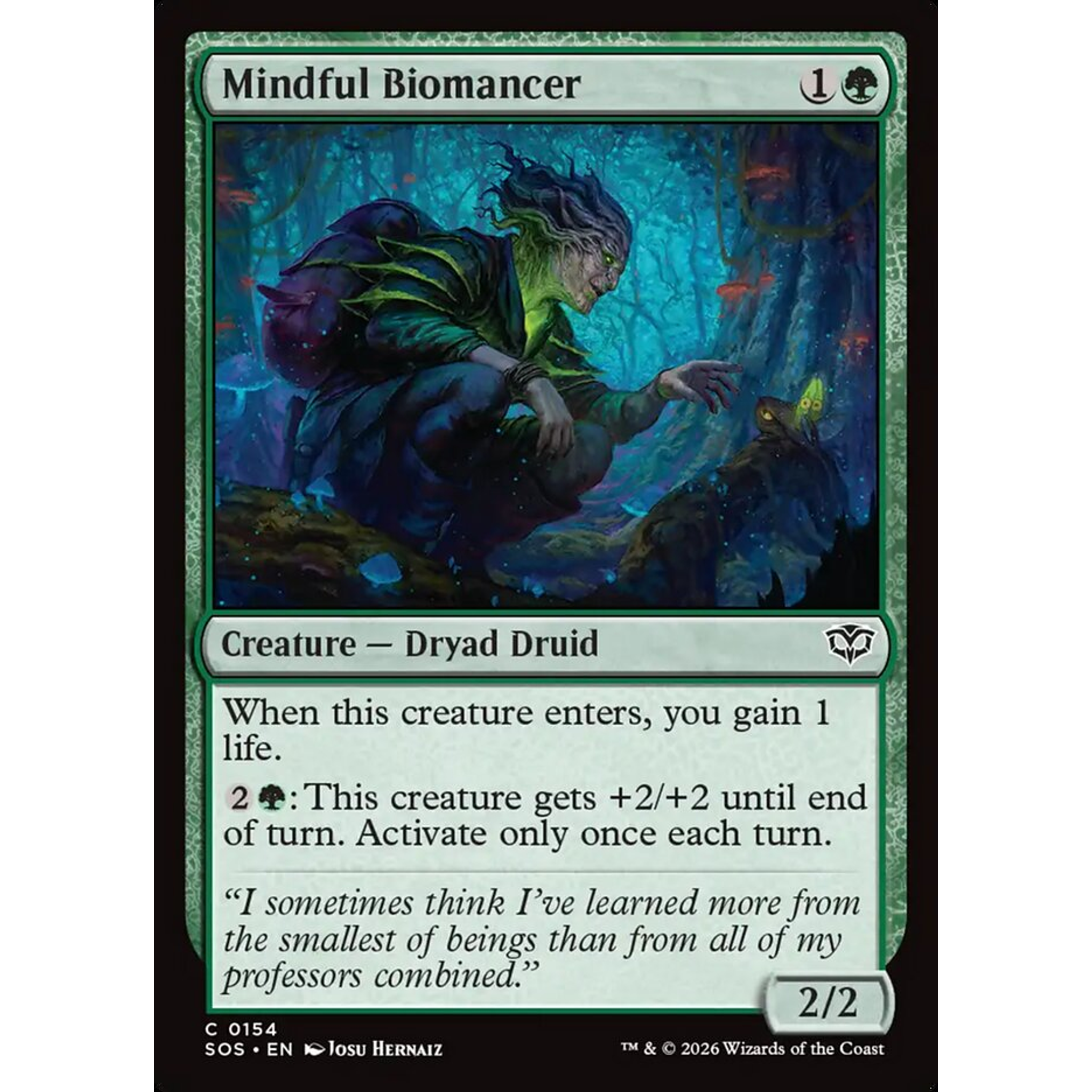 Mindful Biomancer (SOS 154) — Moore Collectables UK