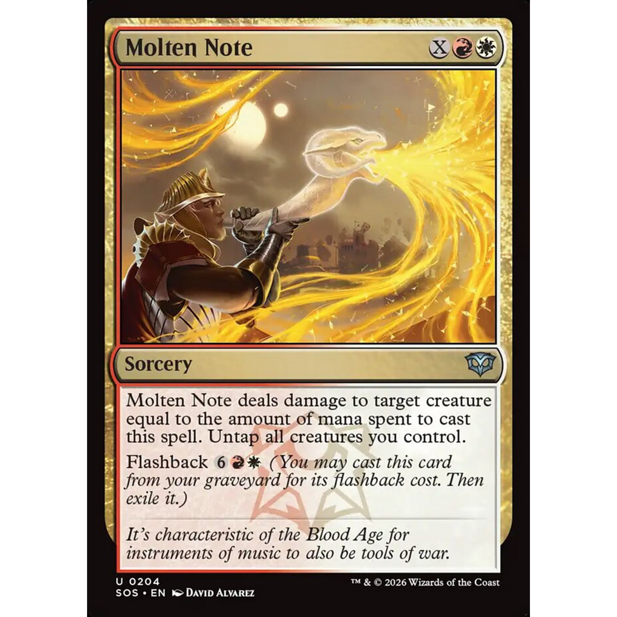 Molten Note (SOS 204) — Moore Collectables UK