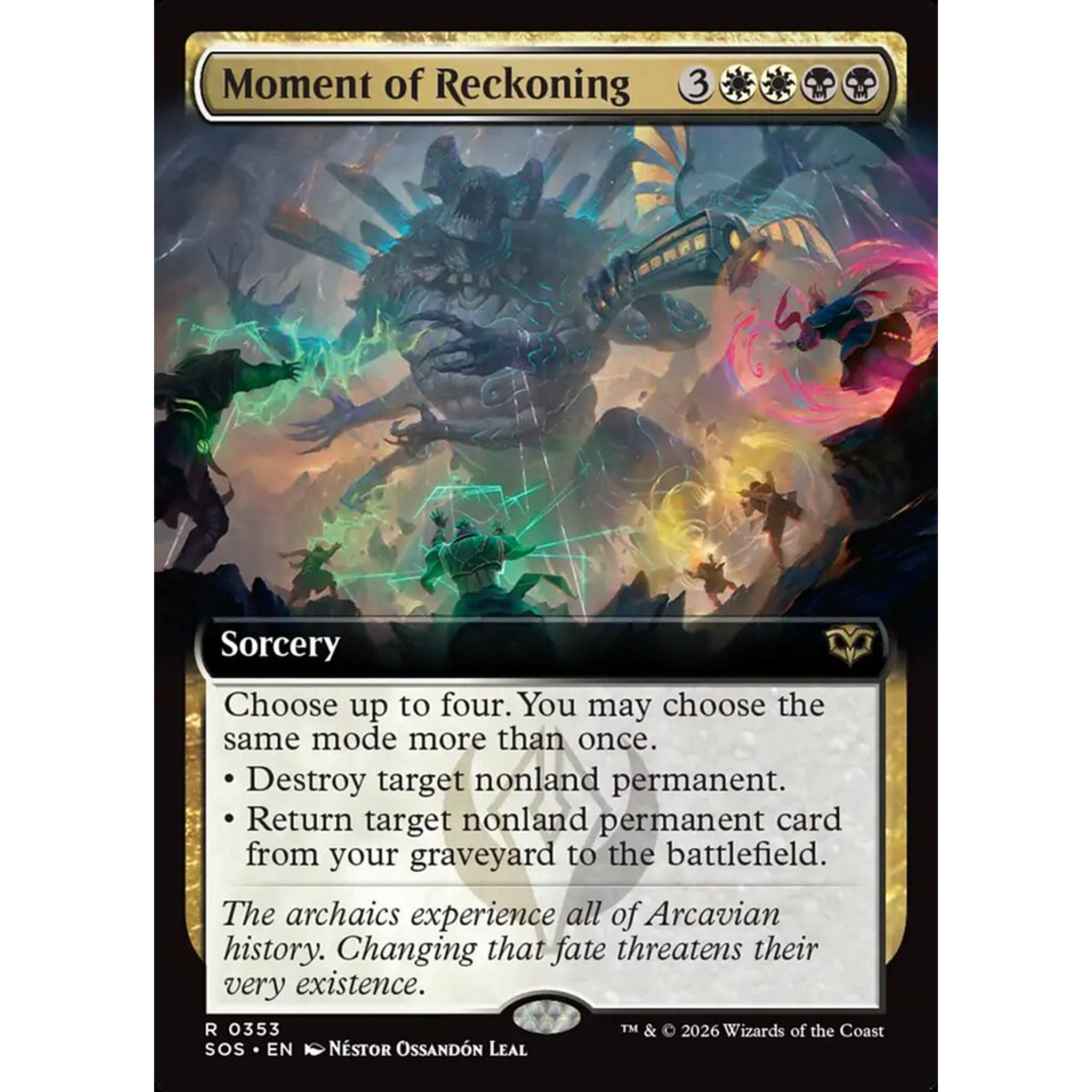 Moment of Reckoning (SOS 353) — Moore Collectables UK