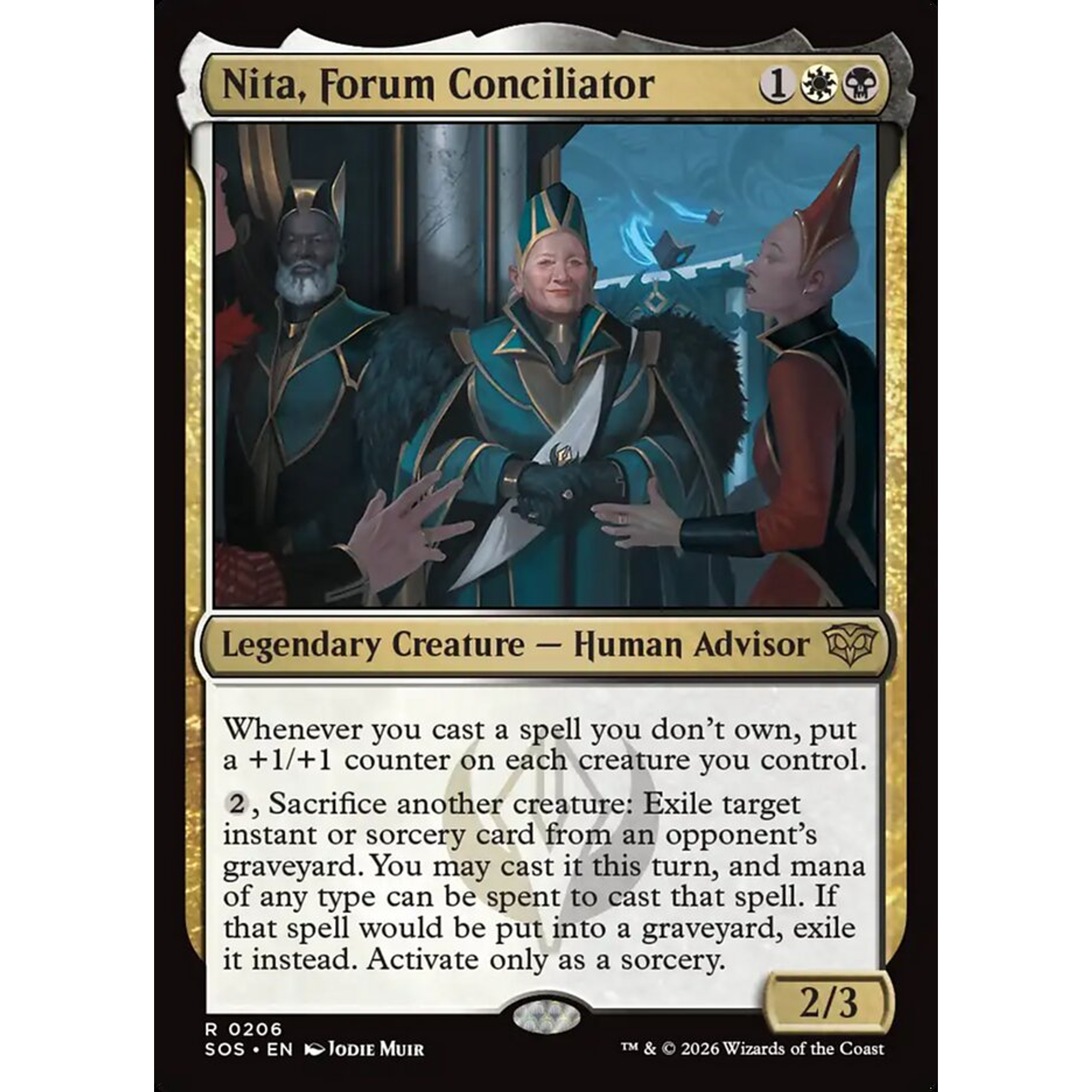 Nita, Forum Conciliator (SOS 206) — Moore Collectables UK