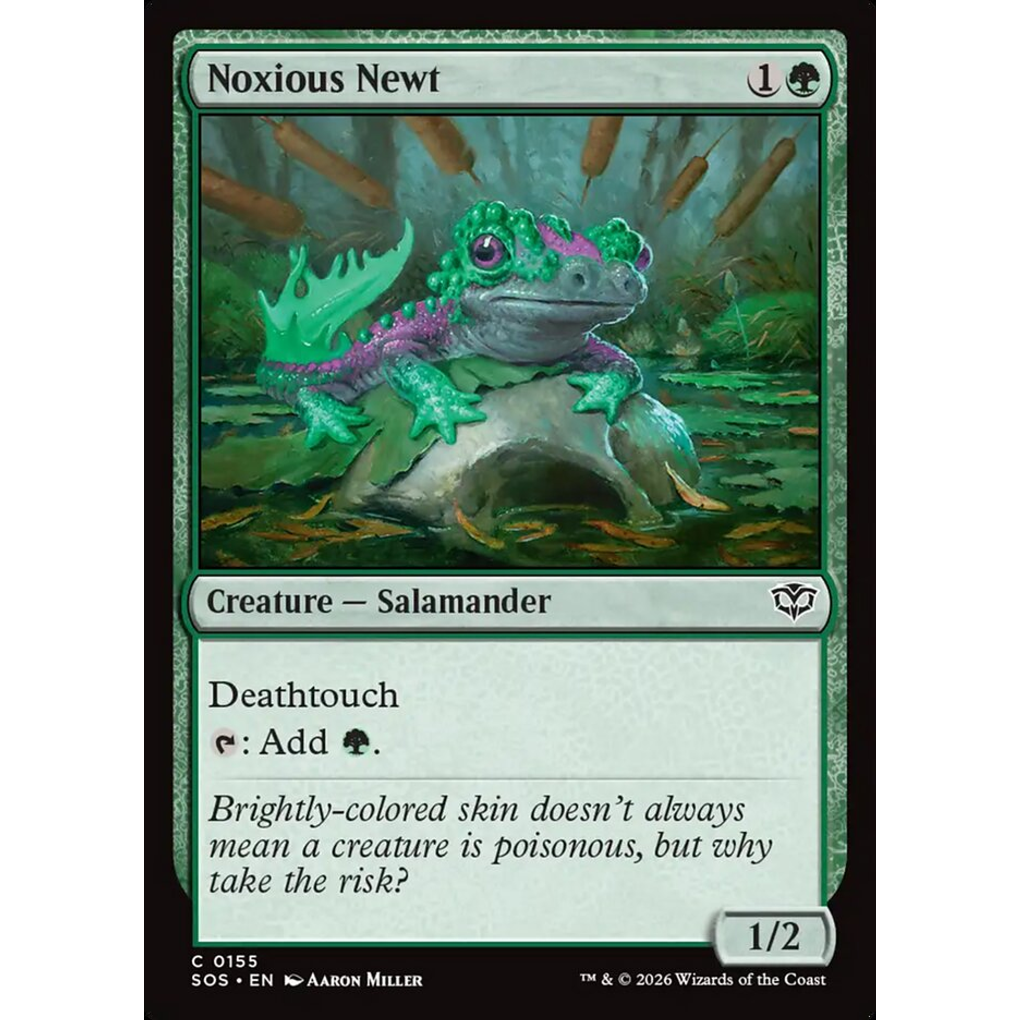 Noxious Newt (SOS 155) — Moore Collectables UK