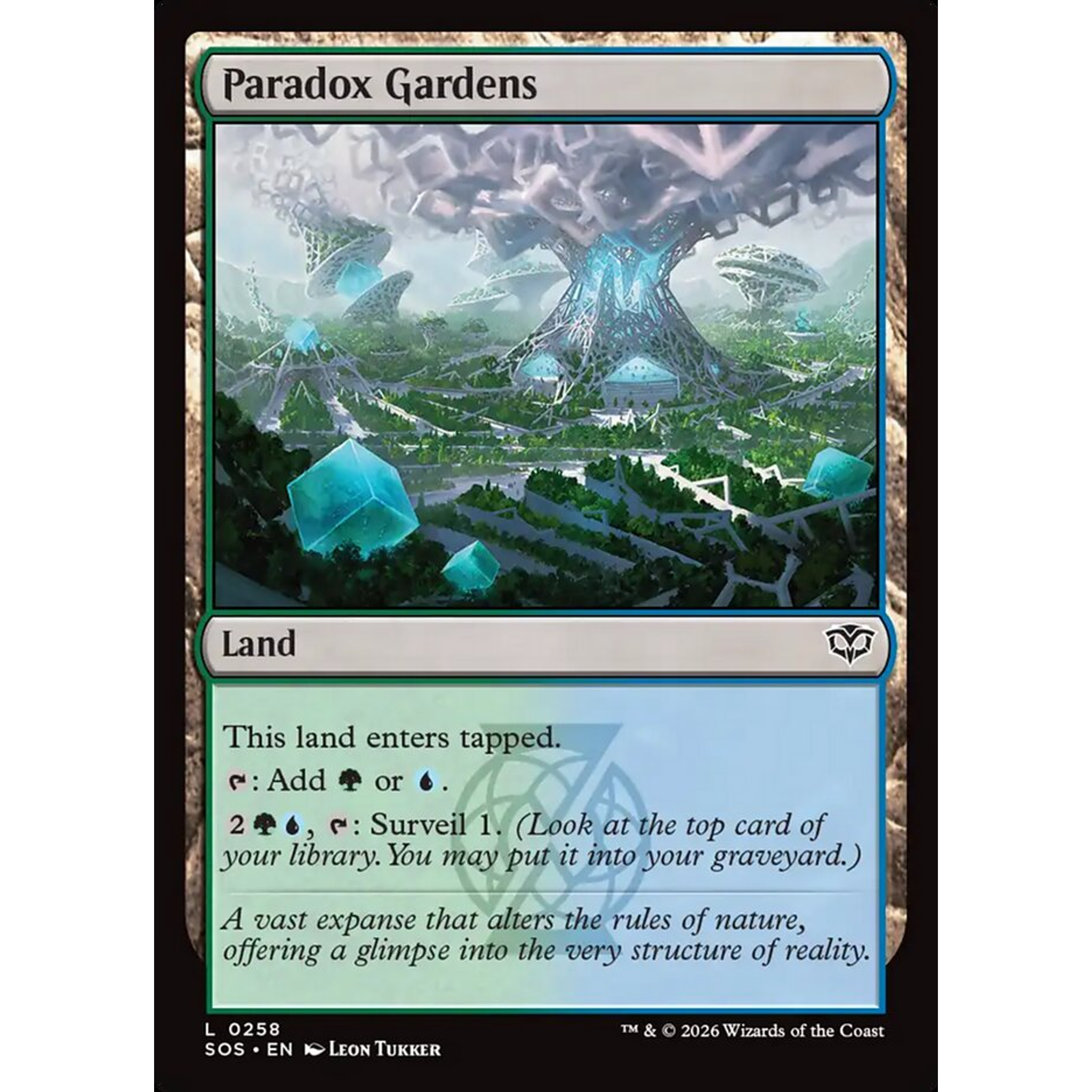 Paradox Gardens (SOS 258) — Moore Collectables UK