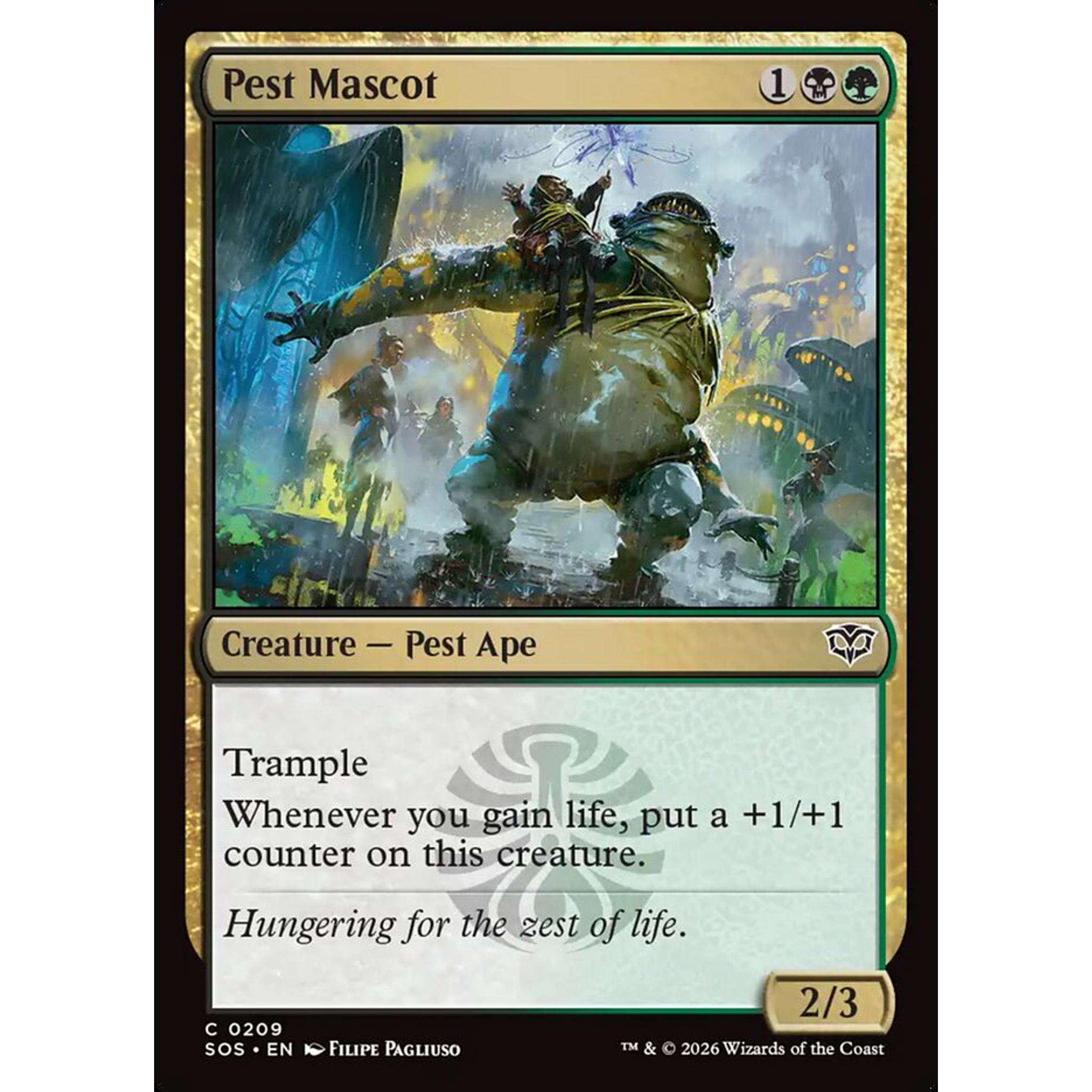 Pest Mascot (SOS 209) — Moore Collectables UK