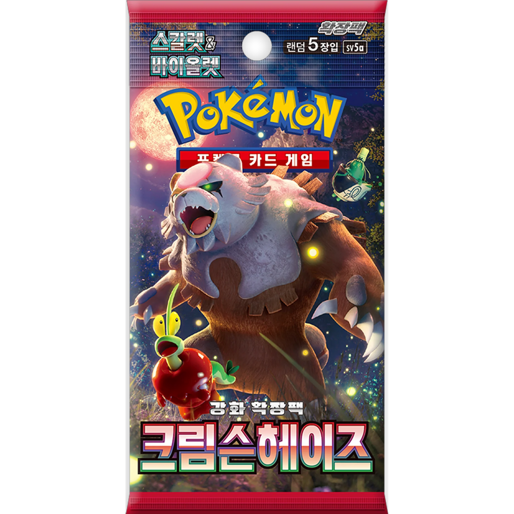 Pokemon Crimson Haze sv5a Korean Booster Pack — Moore Collectables UK