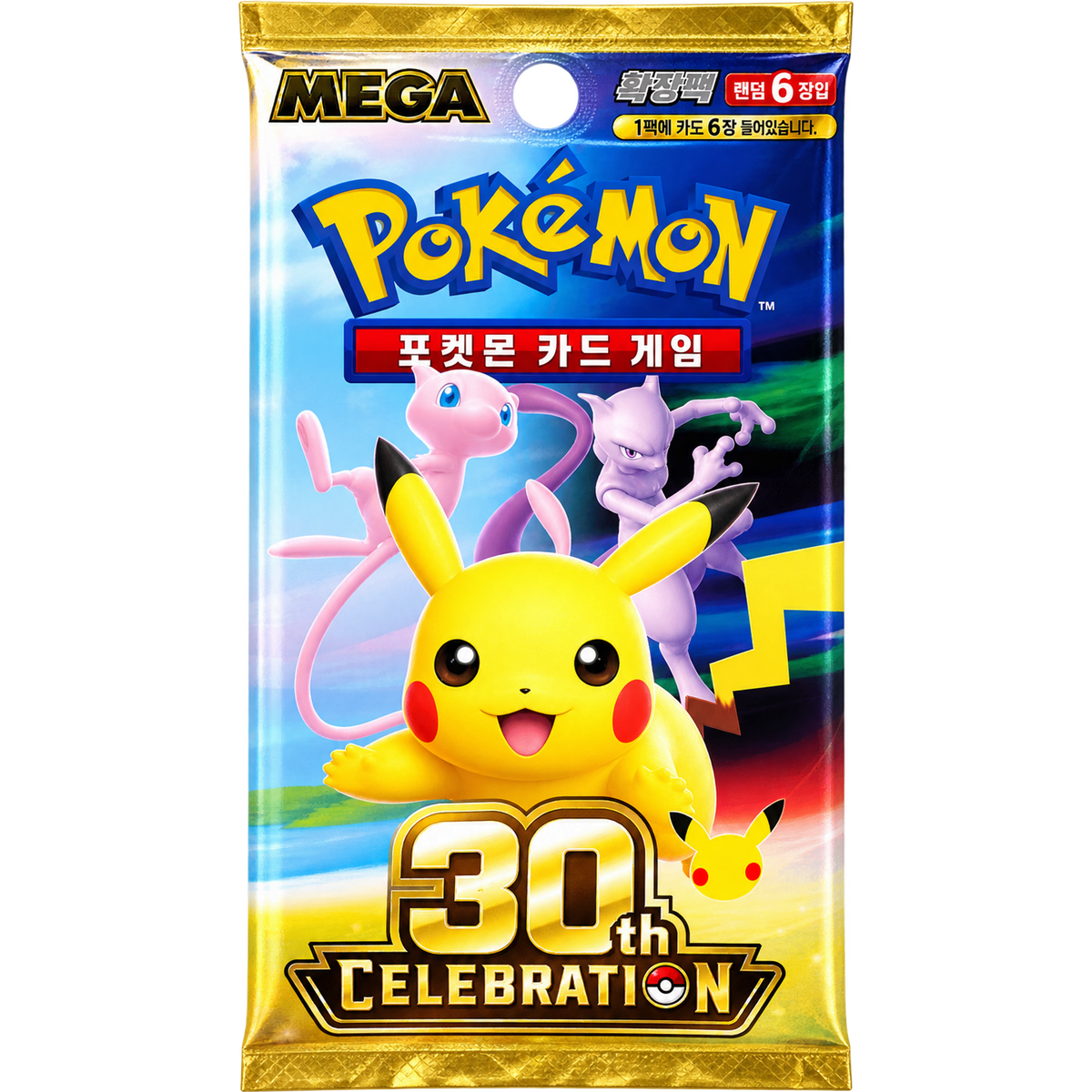 Pokemon Mega 30th Celebration M6a Korean Booster Pack — Moore Collectables UK