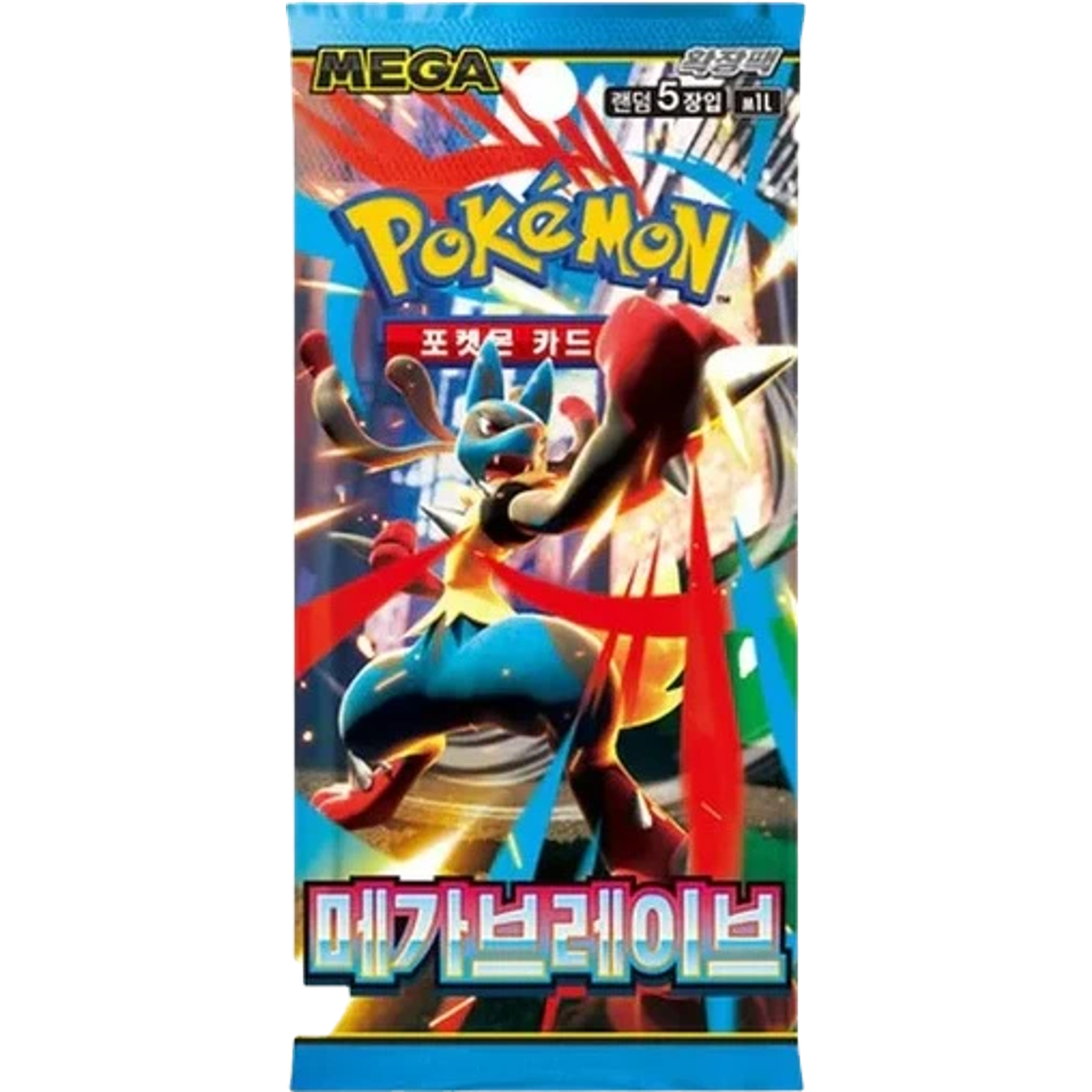 Pokemon Mega brave M1L Korean Booster Pack — Moore Collectables UK