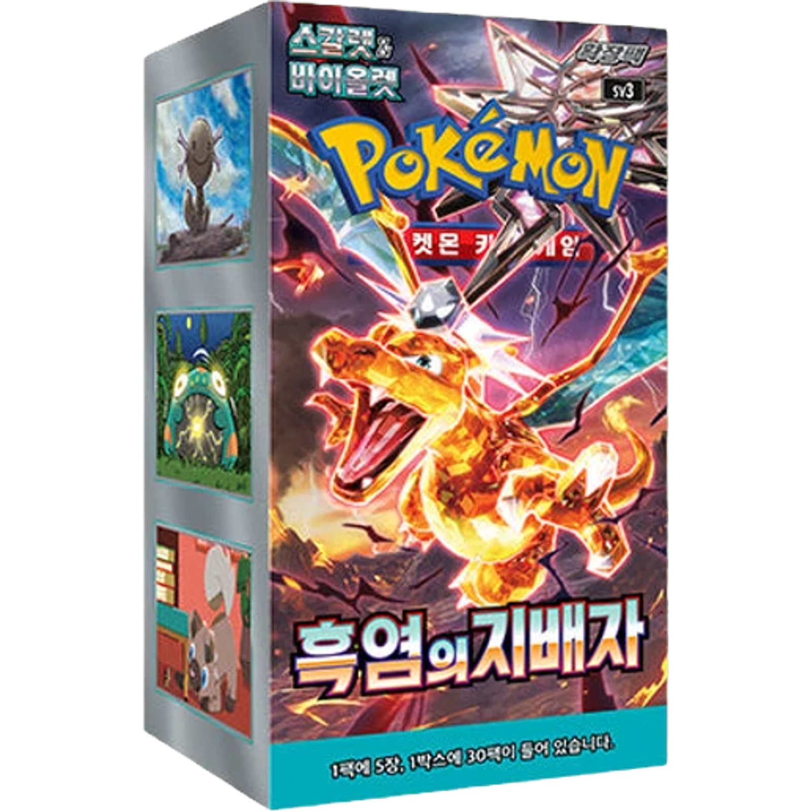 Pokemon Ruler of the Black Flame SV3 Korean Booster Pack — Moore Collectables UK