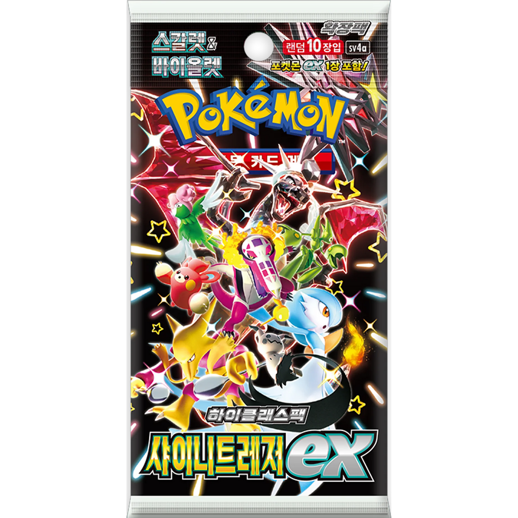 Pokemon Shiny Treasure ex sv4a Korean Booster Box — Moore Collectables UK