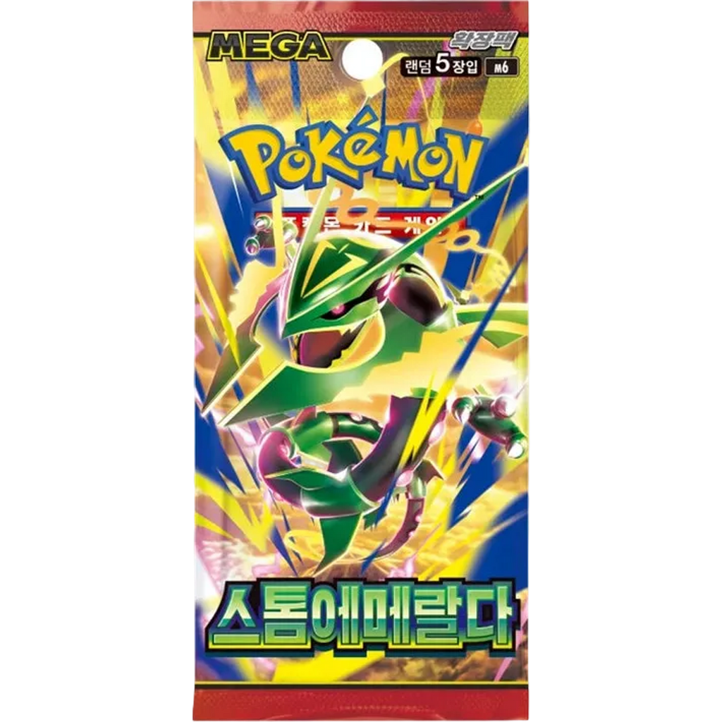 Pokemon Storm Emeralda M6 Korean Booster Box — view 2