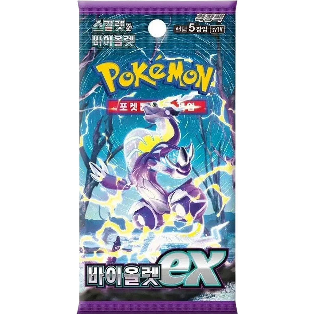 Pokemon Violet ex SV1v Korean Booster Box — Moore Collectables UK