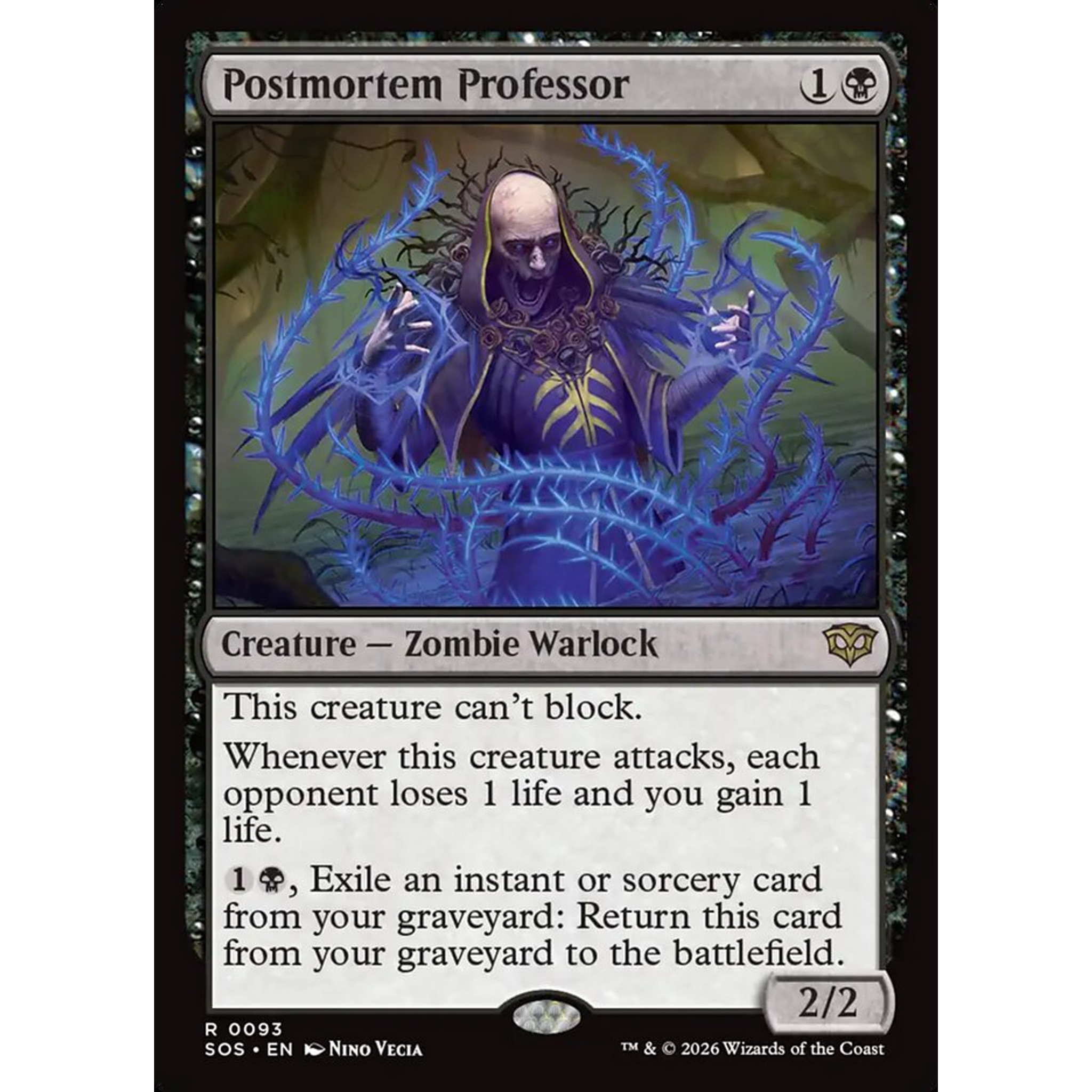 Postmortem Professor (SOS 93) — Moore Collectables UK