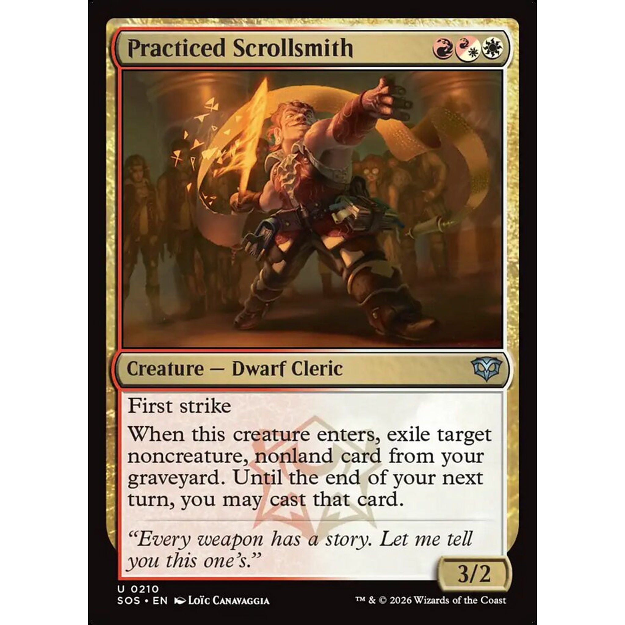 Practiced Scrollsmith (SOS 210) — Moore Collectables UK