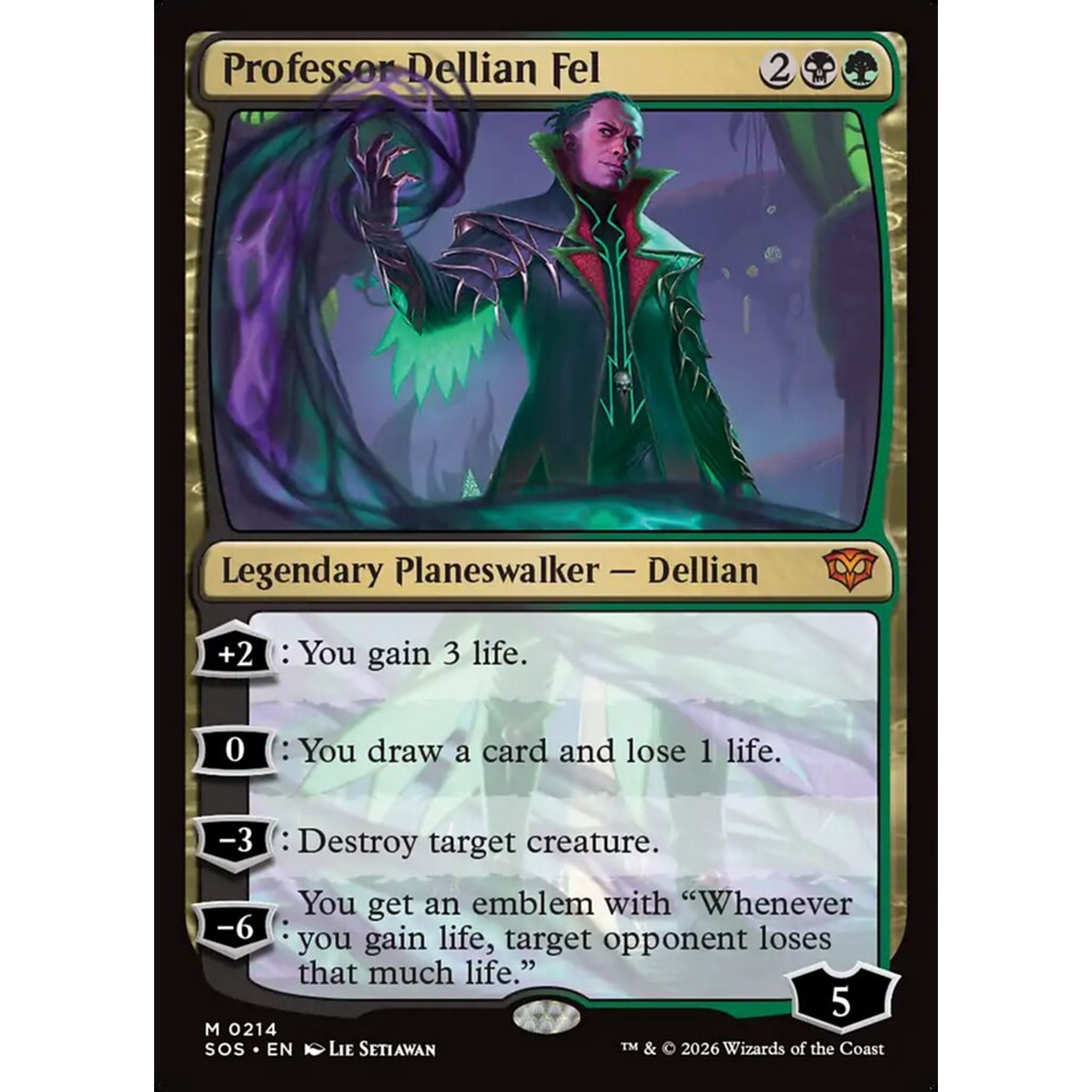 Professor Dellian Fel (SOS 214) — Moore Collectables UK