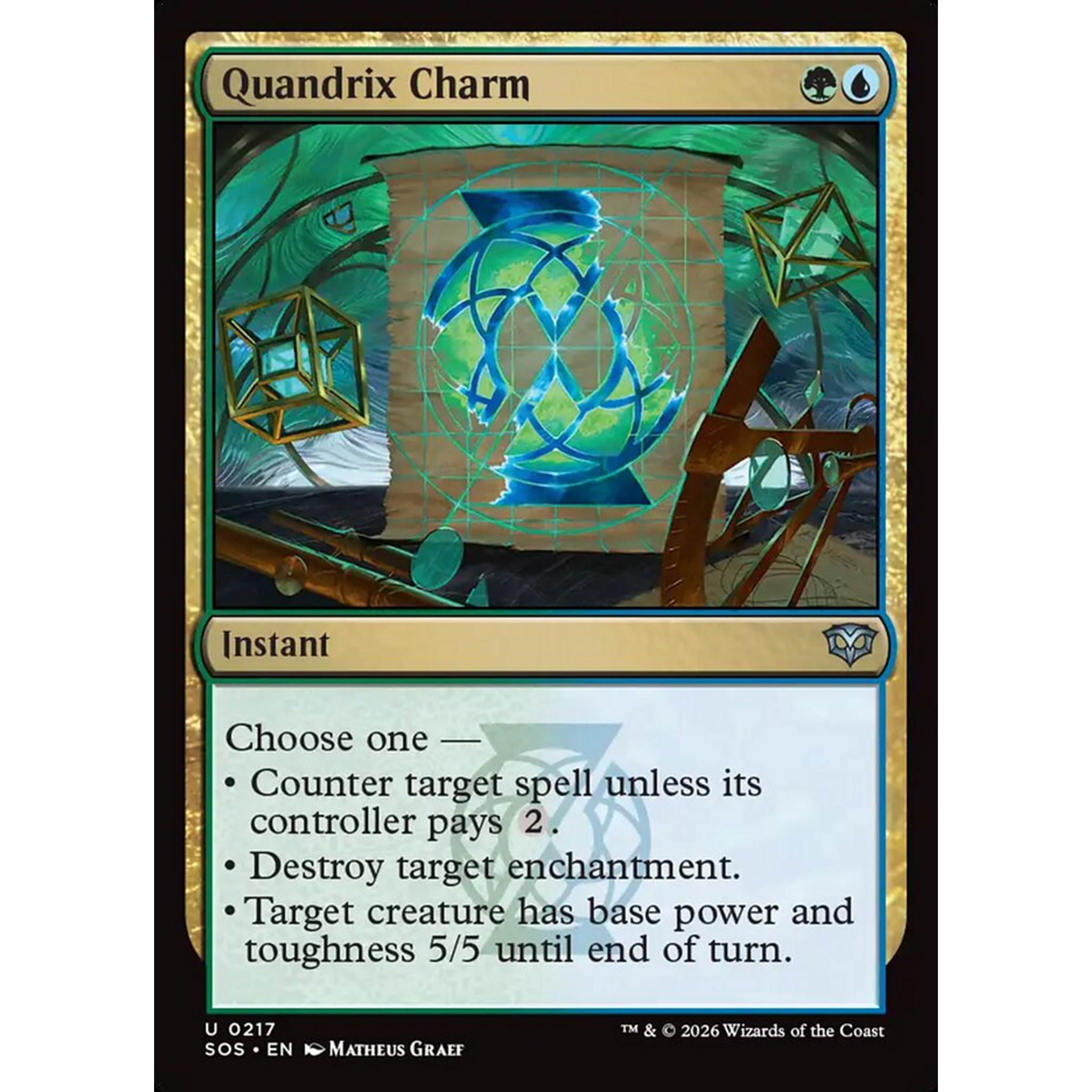 Quandrix Charm (SOS 217) — Moore Collectables UK