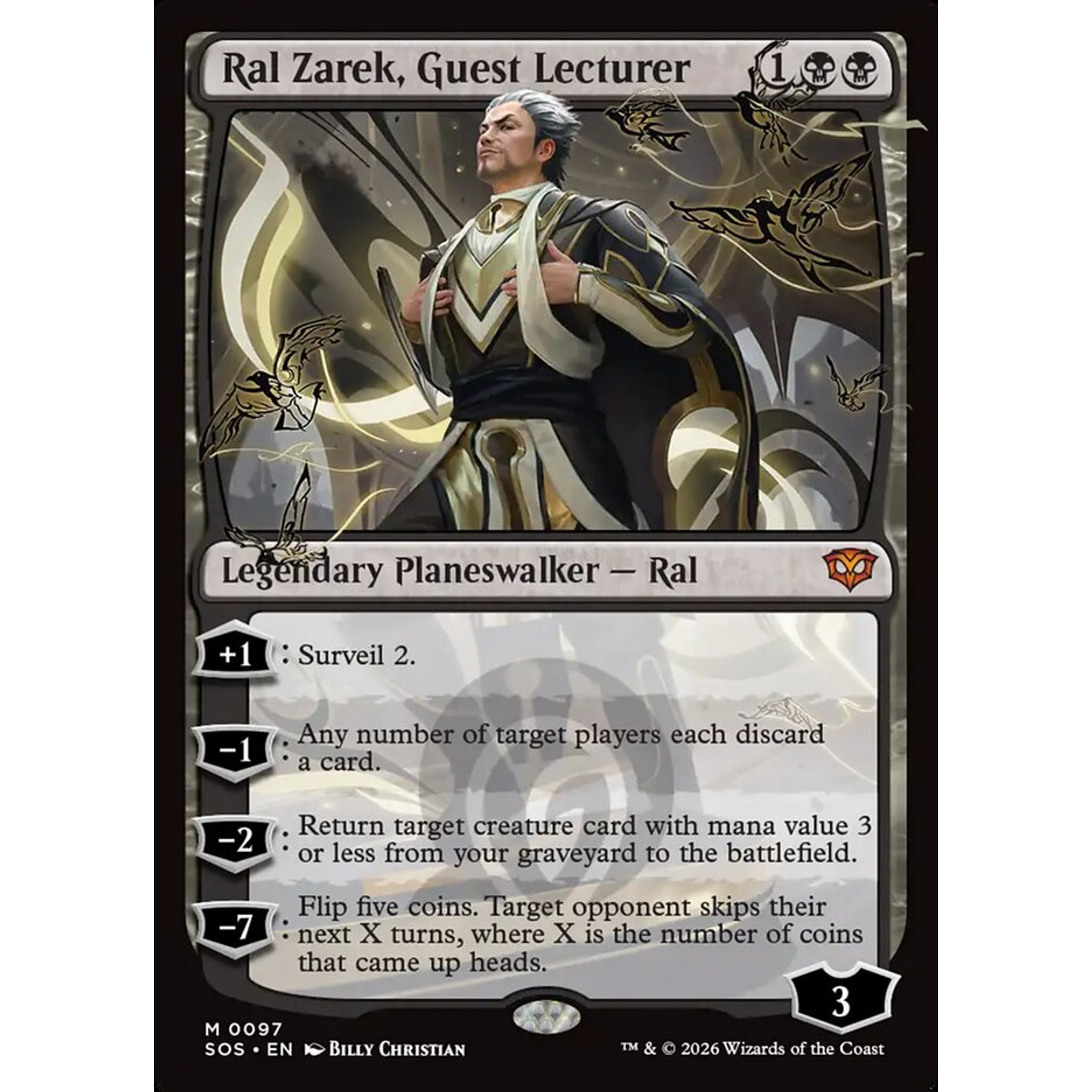 Ral Zarek, Guest Lecturer (SOS 97) — Moore Collectables UK