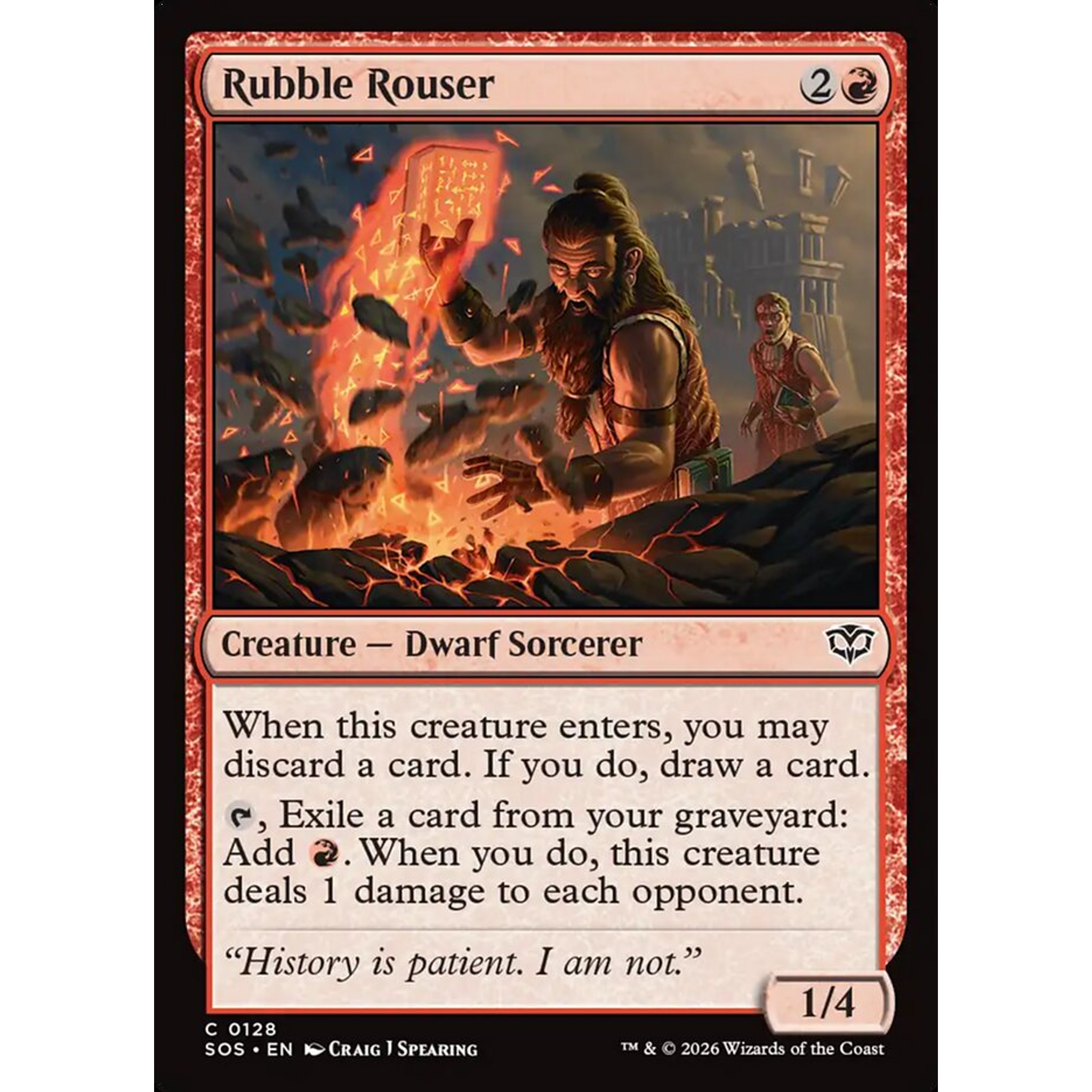 Rubble Rouser (SOS 128) — Moore Collectables UK