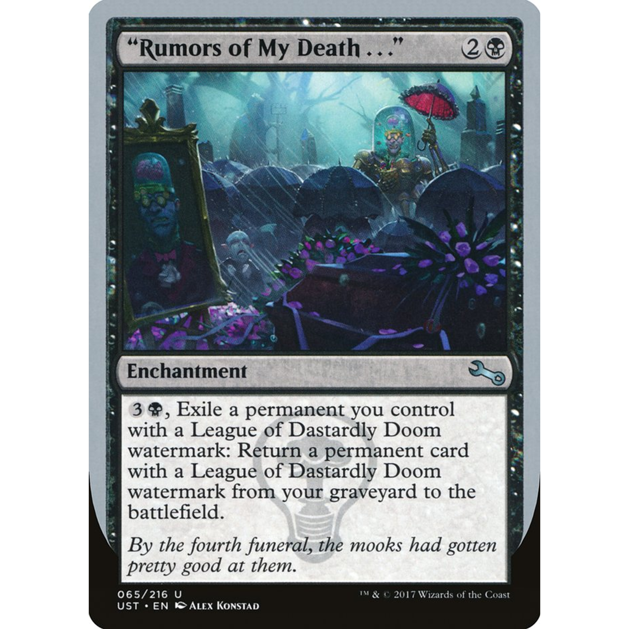 "Rumors of My Death . . ." (UST 65) — Moore Collectables UK