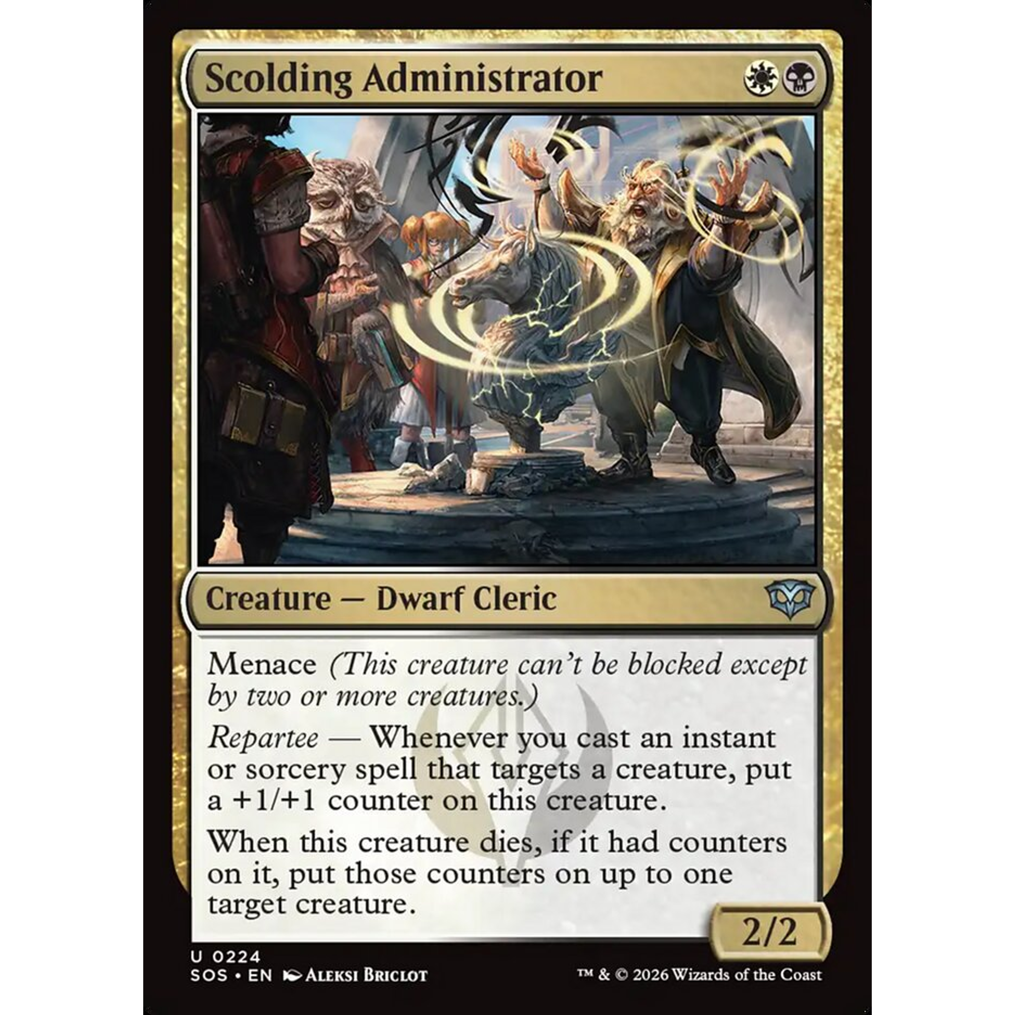 Scolding Administrator (SOS 224) — Moore Collectables UK