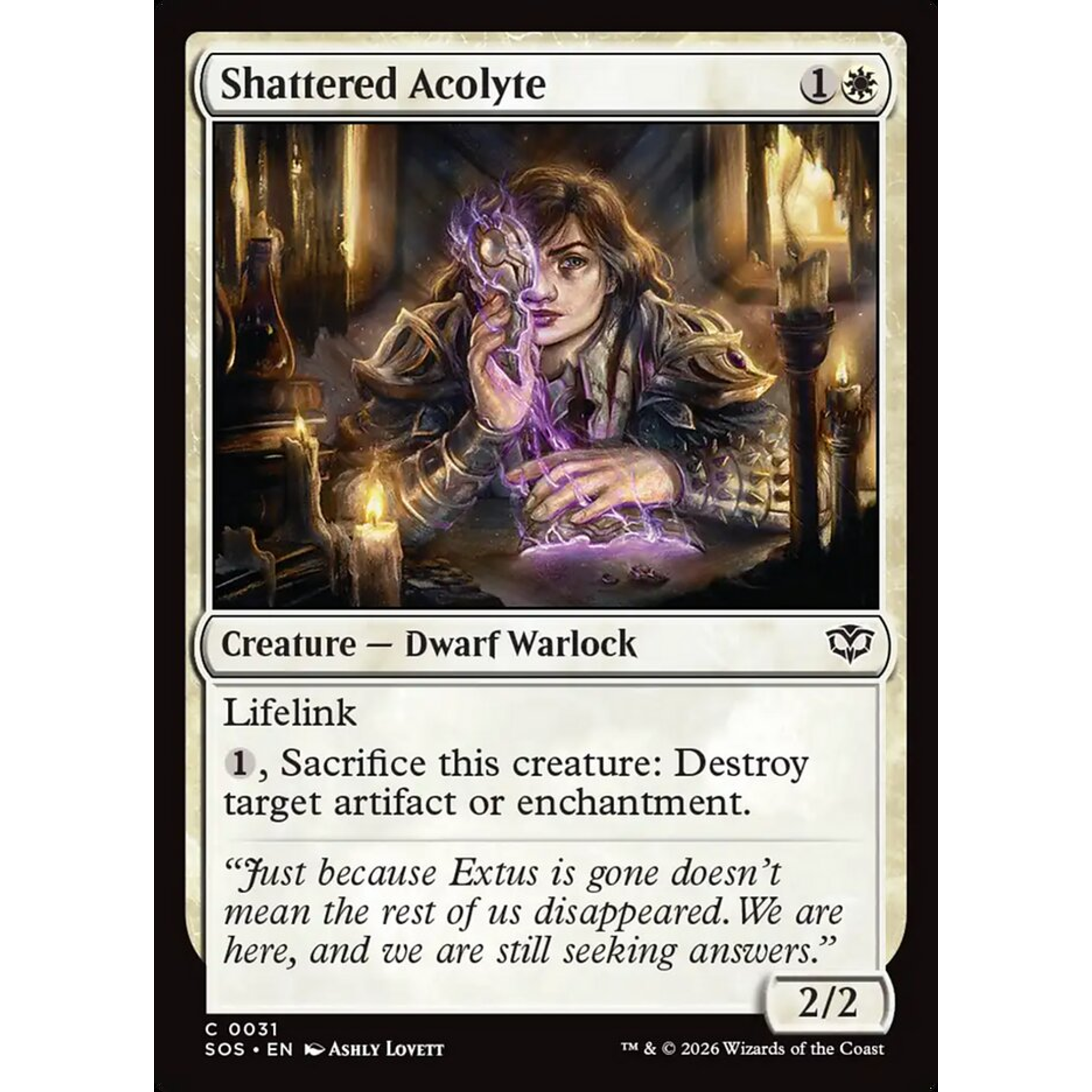 Shattered Acolyte (SOS 31) — Moore Collectables UK